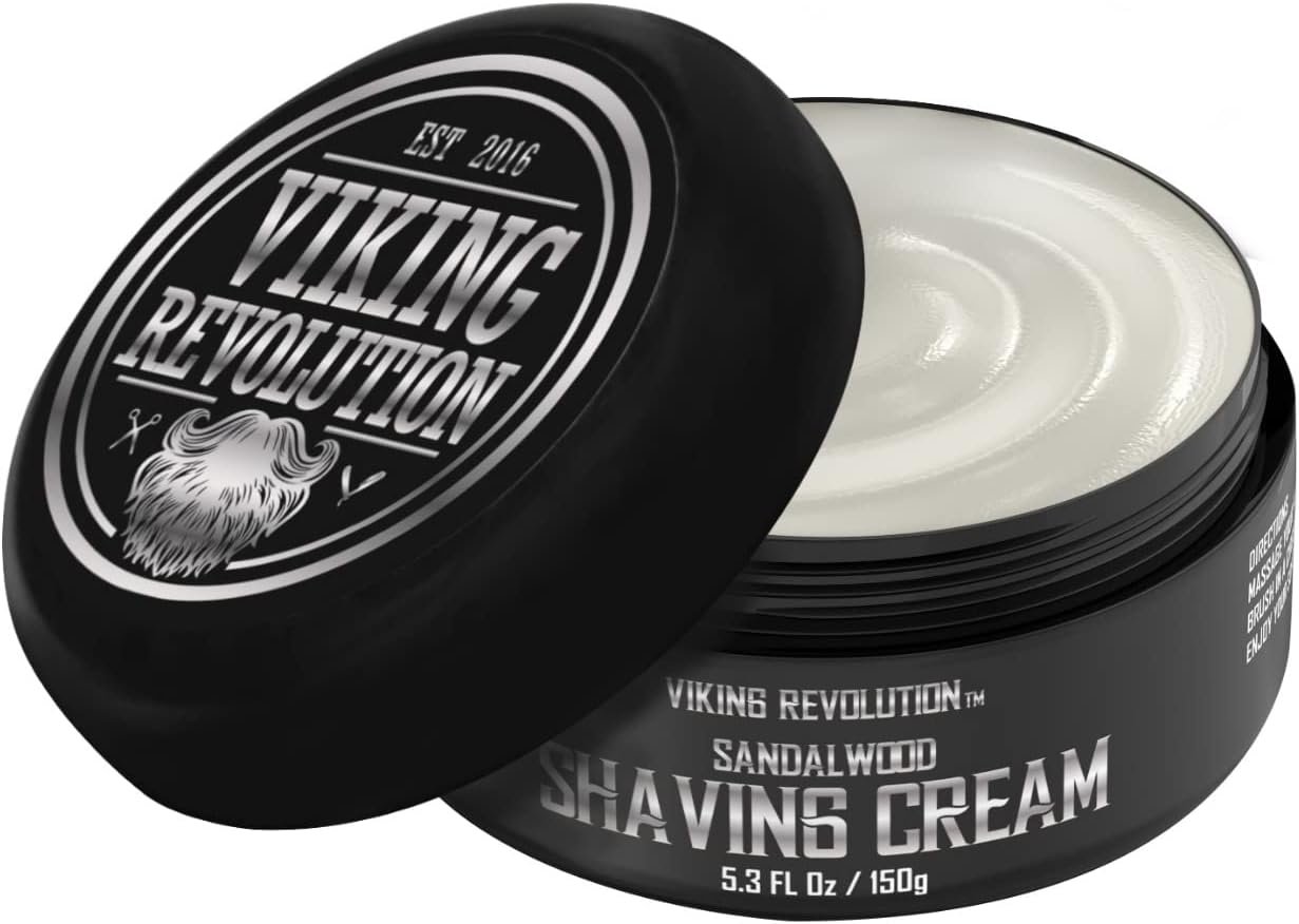 Luxury Shaving Cream for Men- Sandalwood Scent - Soft, Smooth & Silky Shaving Soap - Rich Lather for the Smoothest Shave - 150 g