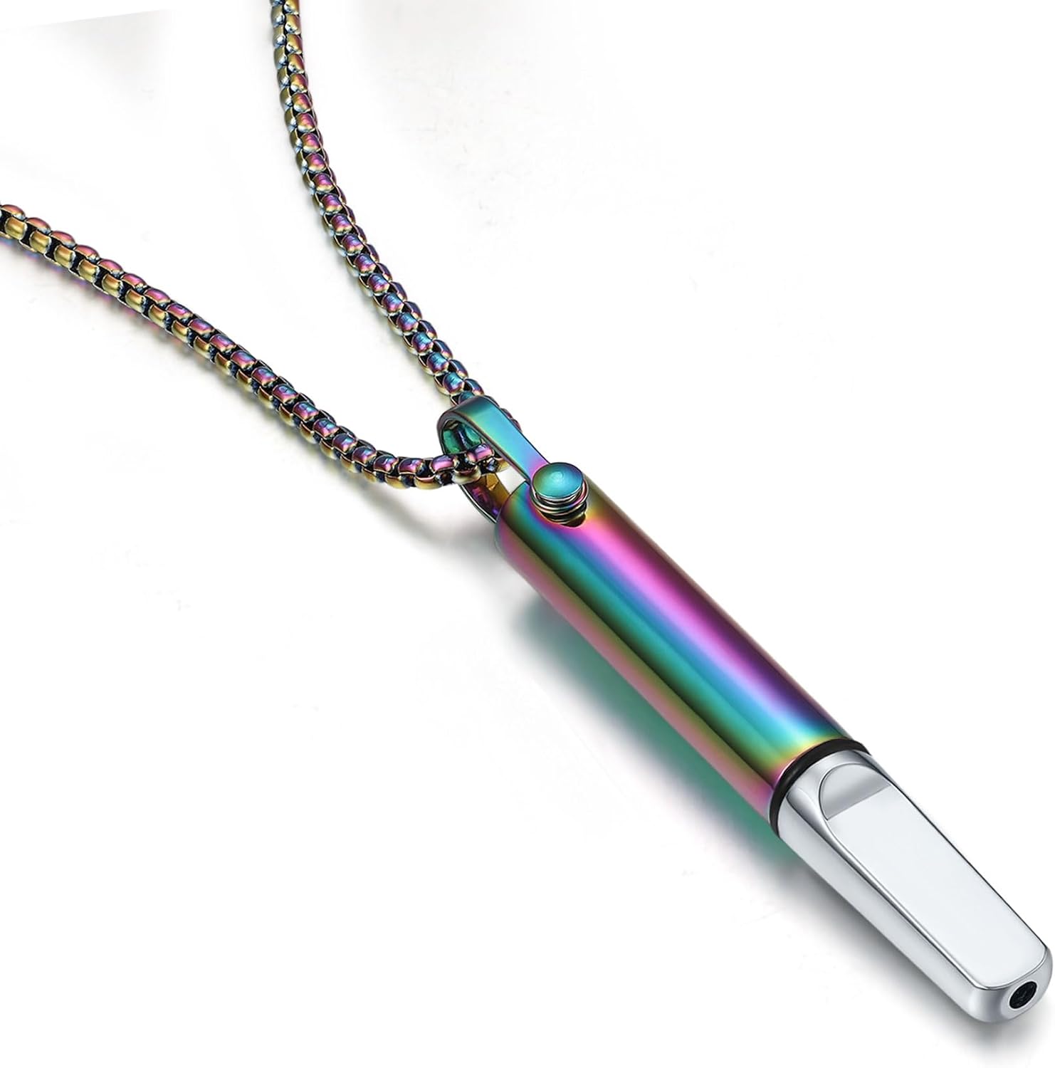 Exqele Breathing Necklace for Mindful Breathe Habit Aid and Anxiety Relief Breathlink Quit Smoking Smokeless Inhalers for Adult