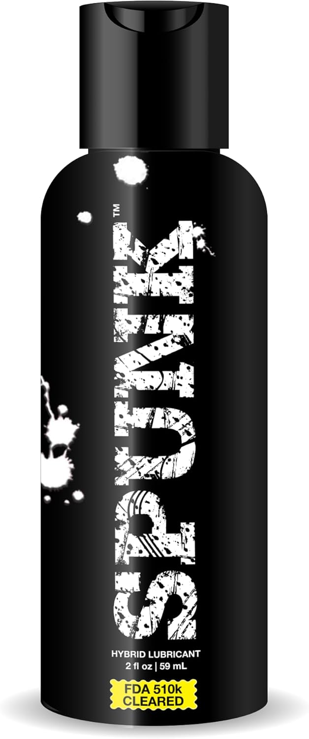 SPUNK Lube Hybrid Personal Lubricant - Water & Silicone Based, Safe for Toys & Condoms, 2 Fl Oz (59 mL)