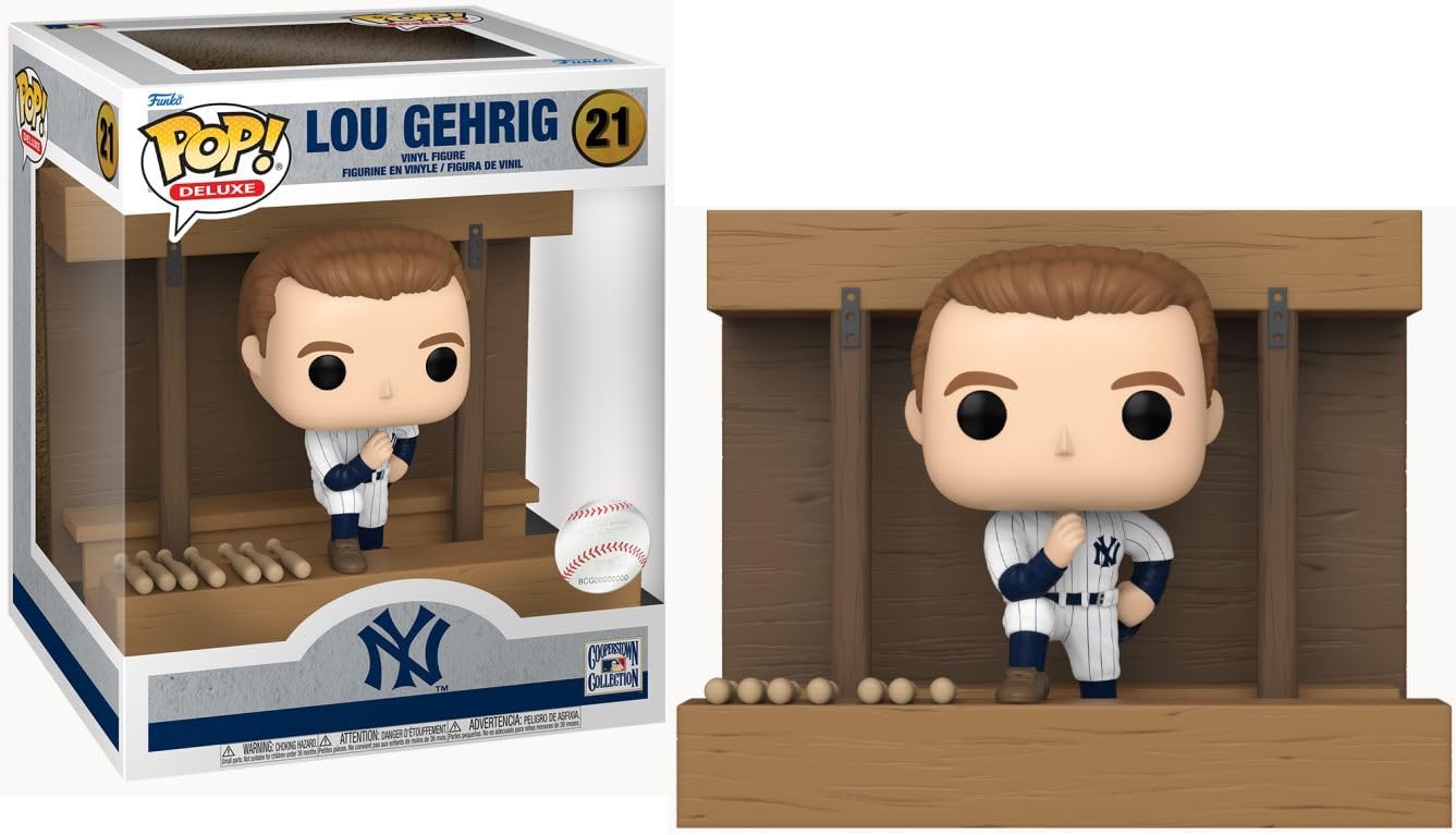 Funko Pop Collectible Toy Figure - Lou Gerhig - Elated Beast 137 - Lou Gehrig - Collectable Vinyl Figure - Gift Idea - Official Merchandise - Toys for Kids & Adults - Sports Fans