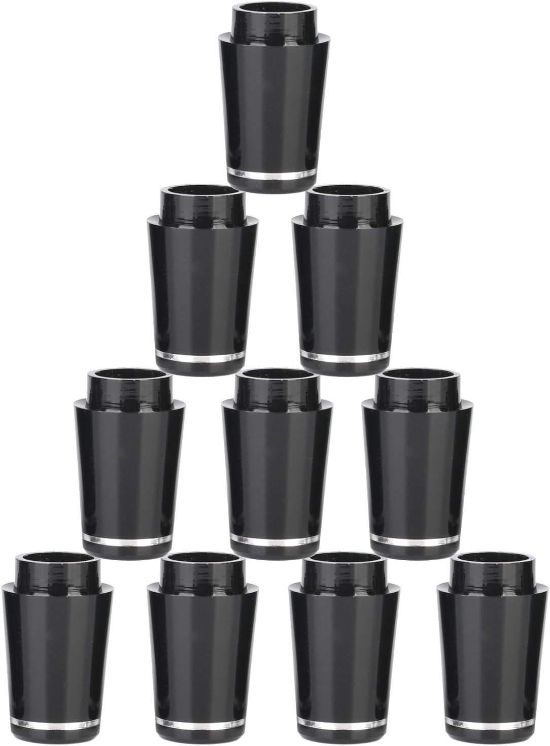SummerHouse 10 Pieces Collared Golf Iron Ferrule 0.355'' Taperd 0.370'' Flat Compatible with Callaway X Prototype, Razr X Muscleback, Razr X Tour CB Irons X Series Jaws CC Forged Wedges