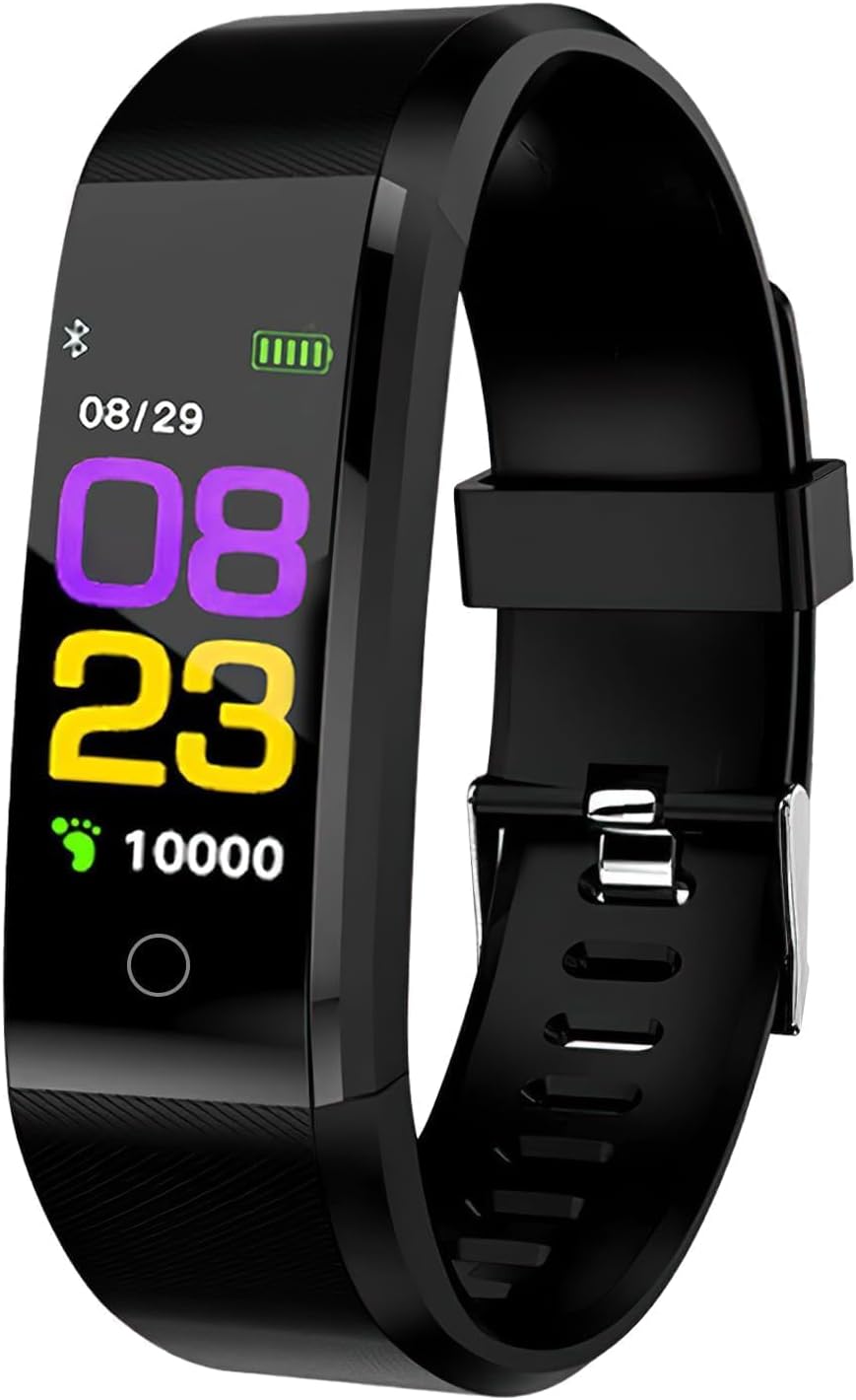 Yuio Fitness Tracker Activity Tracker with Heart Rate Sleep Monitor, Smart Watch with Step and Calories Counter, IP67 Waterproof, Fitness Watch for Women Men Kids for Android iOS Phones Smartphones