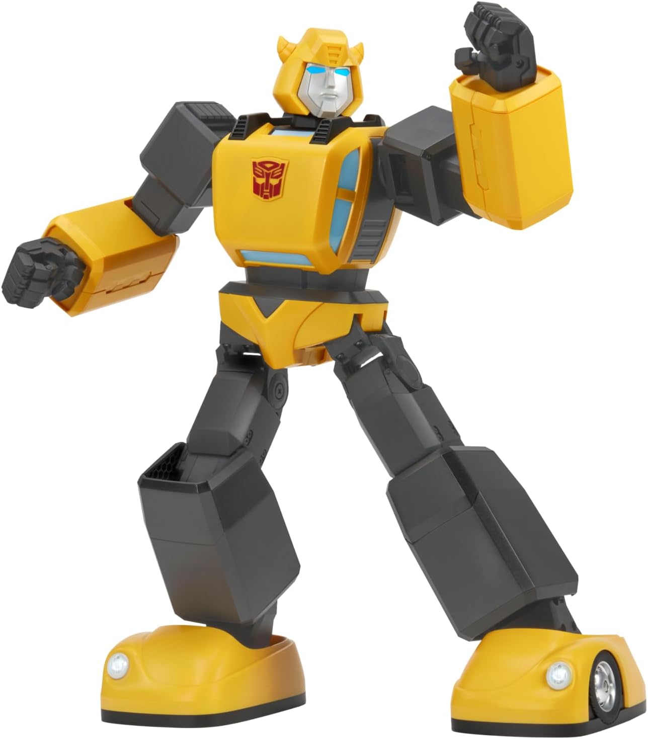 Robosen Transformers Bumblebee G1 Performance – Voice & App Controlled Robot with Adaptive Gait, 17 Servo Motors, LED Lights, Authentic G1 Sounds, Manual & Block-Based Programming, Mini-Theater Mode