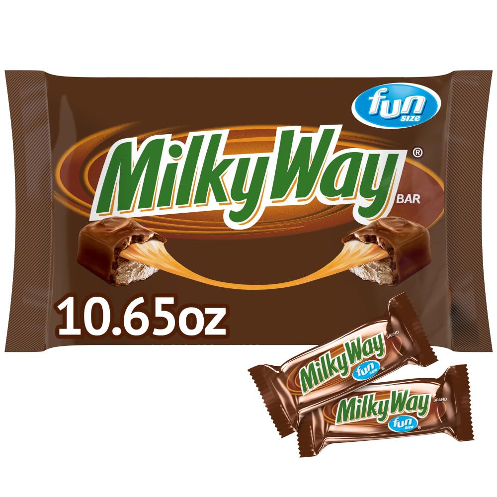 MILKY WAY Fun Size Milk Chocolate Halloween Candy Bars, 10.65 oz Bag