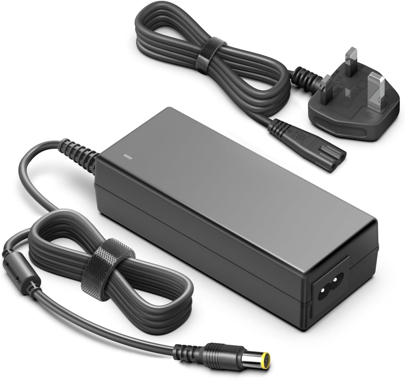 HKY 24V 90W Power Supply Cable for BLUETTI AC60 EB3A Power Station Battery Backup, ‎Anker 521 535 Solar Generator 256Wh 512Wh, Portable Power Station Explorer 500 518Wh Input Adapter Charger