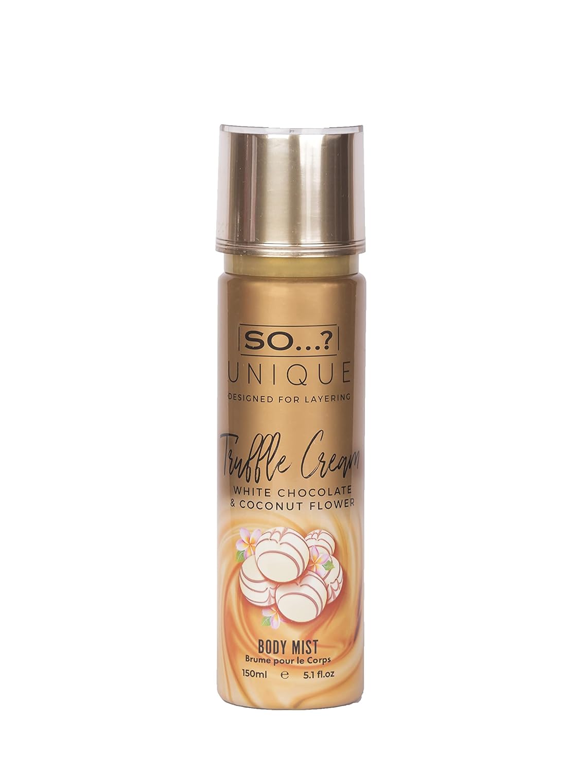So…?… Unique Truffle Cream Body Mist - Vanilla, Gourmand, Fruity Perfume for Women - Gifts for Women - Cruelty-Free Body Spray for Women - 5.1 oz