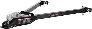 CURT 19745 Universal Car RV Tow Bars for Flat or Dinghy Towing, 5,000 lbs, 2-Inch Coupler , Black