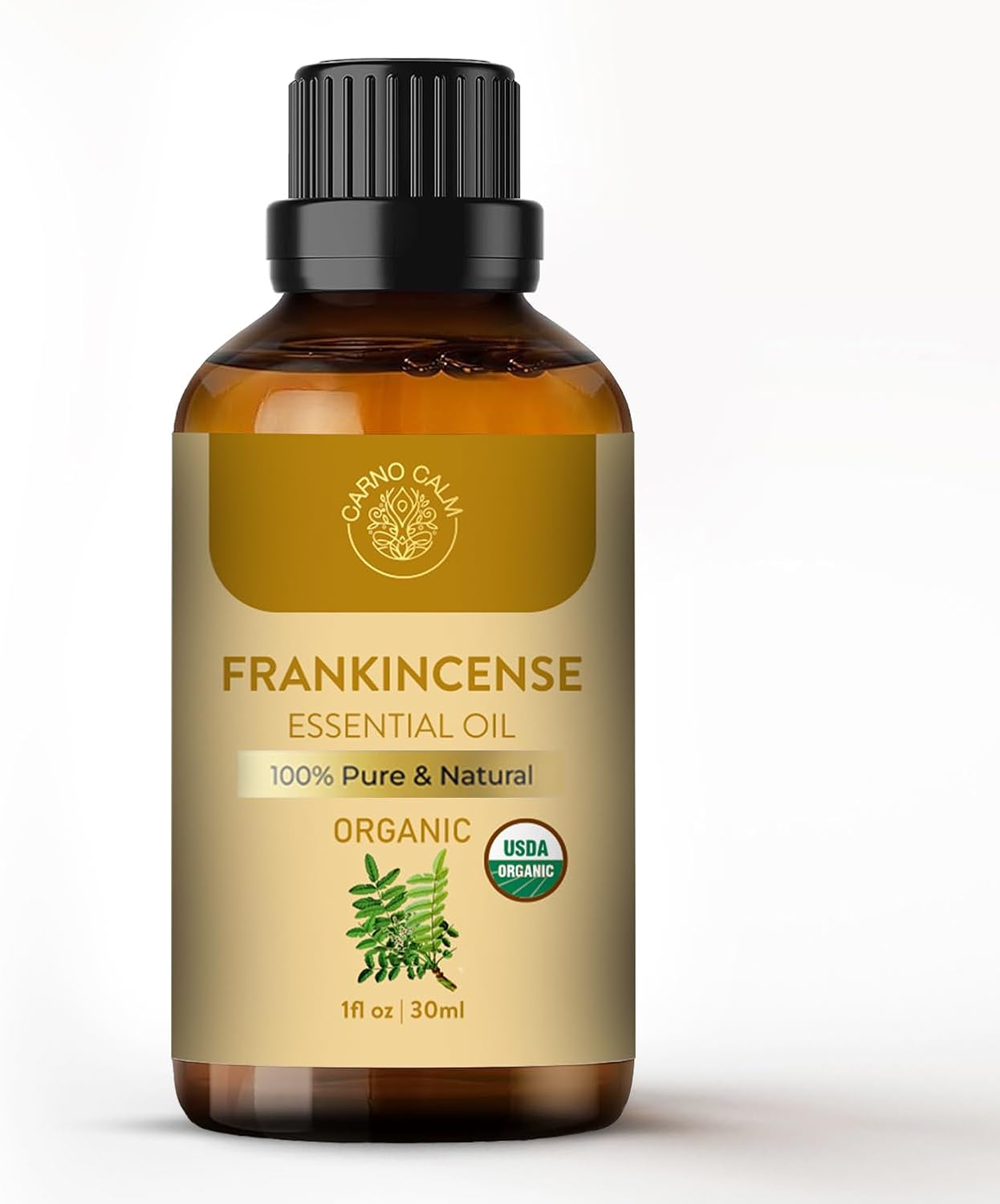 Carno Calm Frankincense Essential Oil | 100% Pure and Natural Frankincense Oil Essential for Skin, Home Fragrance | 30ml