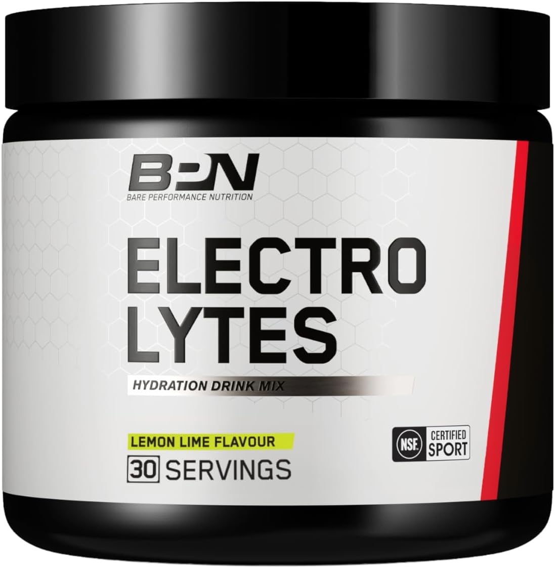 Bare Performance Nutrition, BPN Electrolytes Hydration Drink Mix, No Sugar, Keto, Lemon Lime