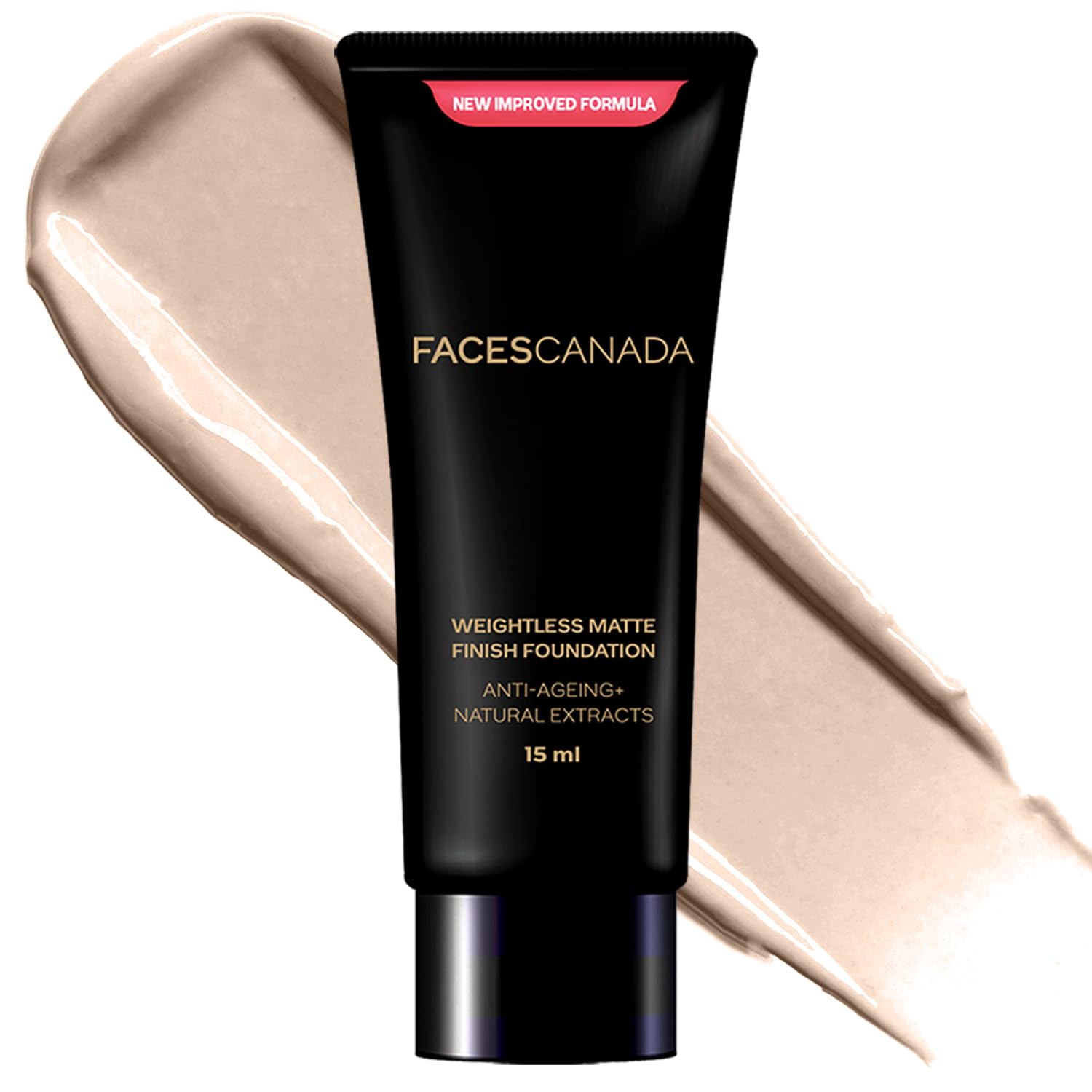 FACESCANADA Weightless Matte Finish Foundation Natural 02 18ml