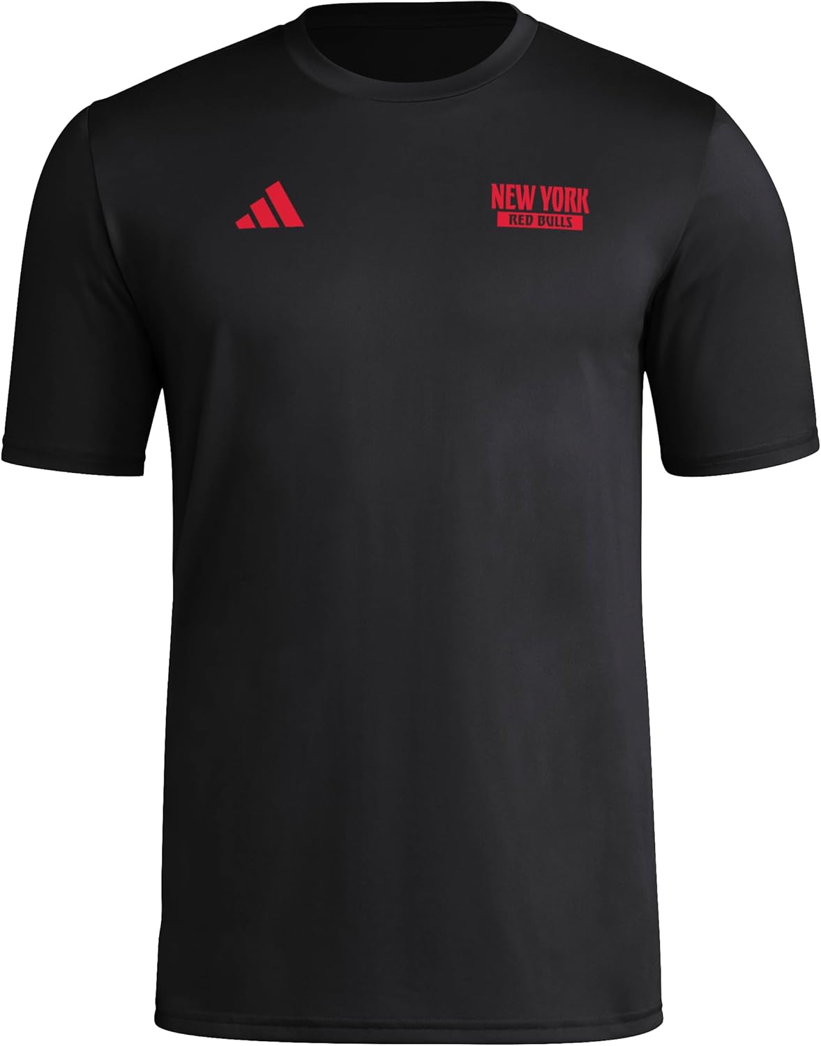 adidas Men's New York Red Bulls Local Warp Pre-Game Short Sleeve T-Shirt