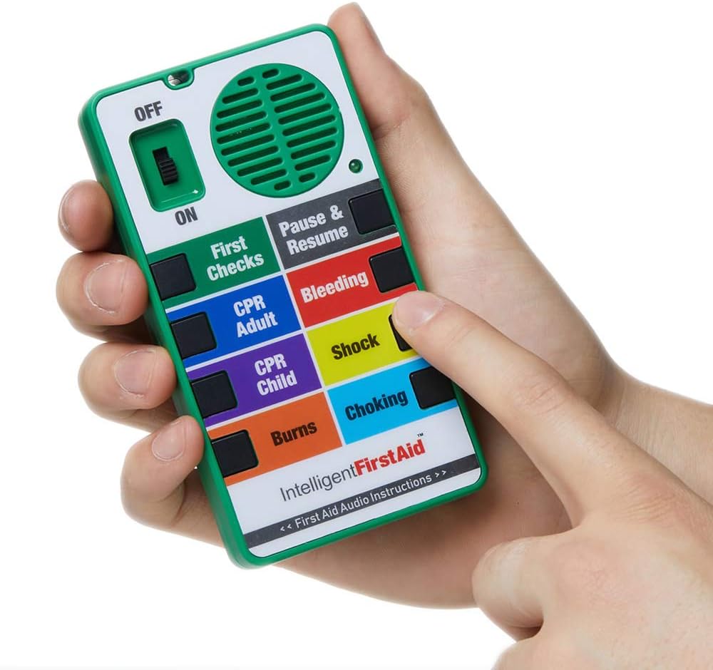 Talking Products, First Response Talking First Aid Training Module with Audio Guidance for First Aid Kits & Procedures. Essential Educational Classroom Resource for KS1 & KS2 PSHE