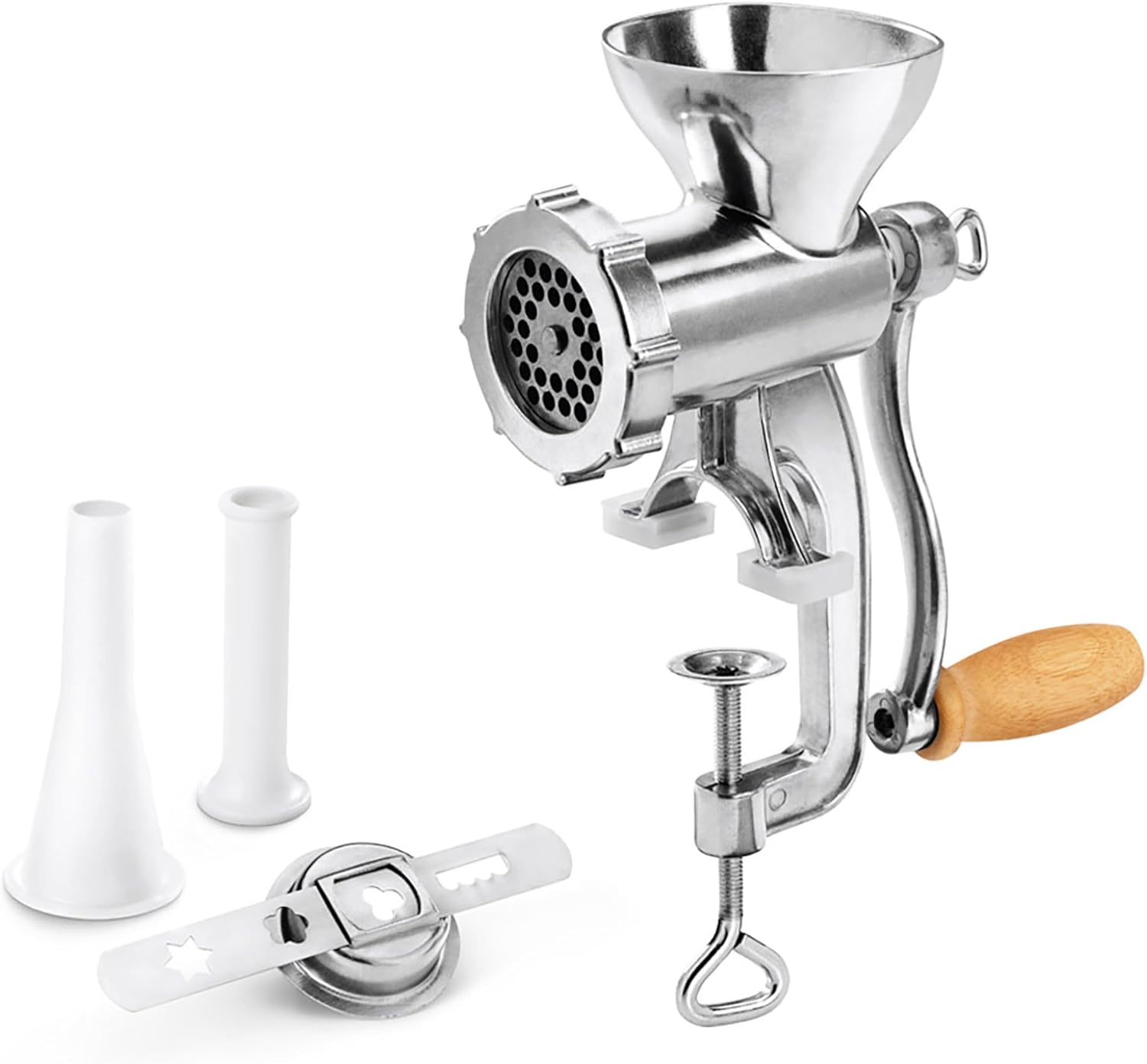 Metaltex Meat Grinder, Aluminium, Silber, 10 x 14 x 26.5 cm , Pack of 1
