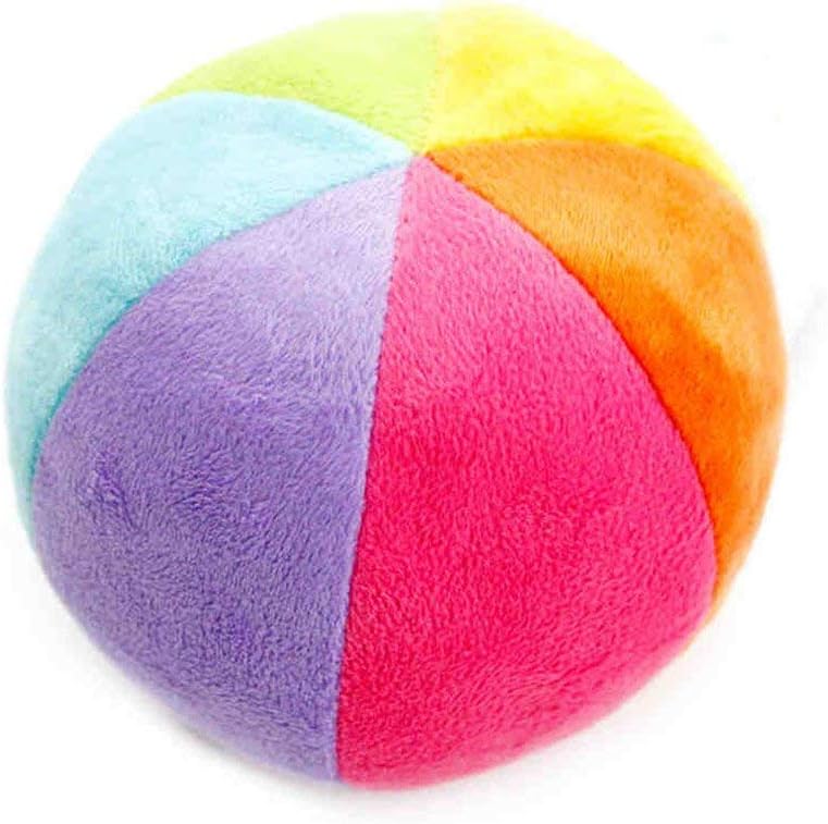 ZaH Baby Balls Rainbow Rattle Toy Newborn Infant Toddler Small Plush Ball