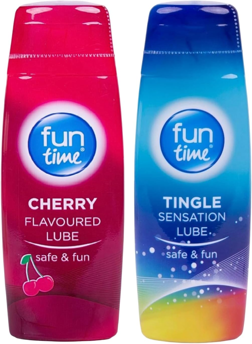 Fun Time Tingle Sensation Lube 75ml, Cherry Lube 75ml (2 Pack) - Bundled by Smart Cutie