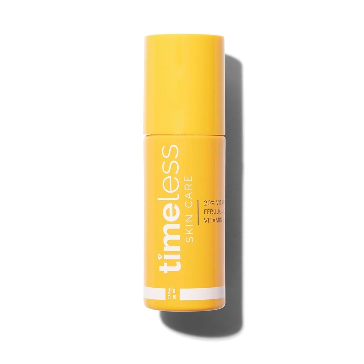 Timeless Skin Care Vitamin C Serum with Vitamin E & Ferulic Acid - Brightening Serum - for Oily & Dry Skin - Fragrance-Free - 1.7 oz