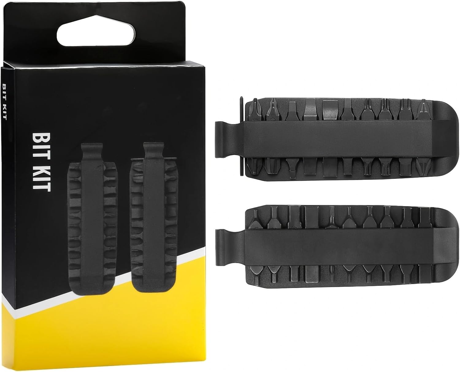 Bit Kit, 21 Double-Ended Screwdriver Bits for Multi-Tools, Can be used with pliers, The set includes double sheaths for easy storage，Suitable for Leatherman