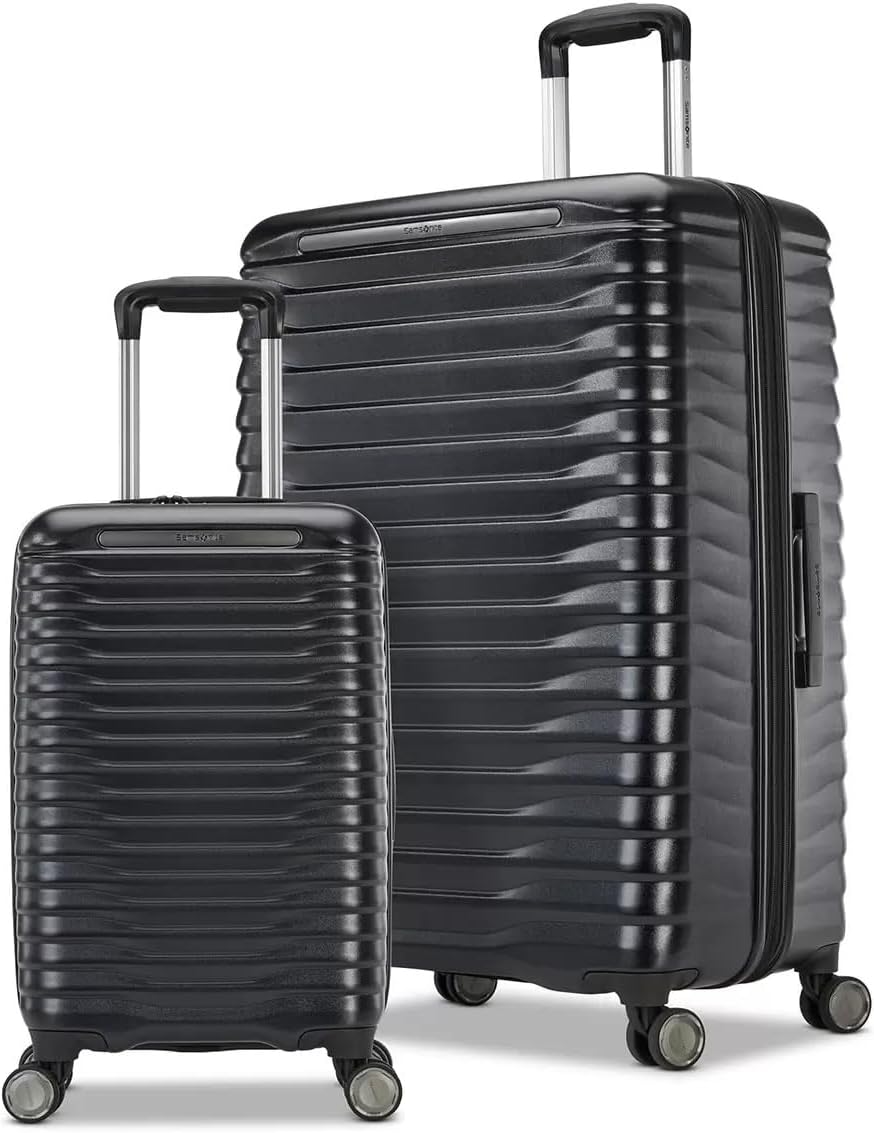 Samsonite Element 2 Piece Hardside Luggage Set in Black