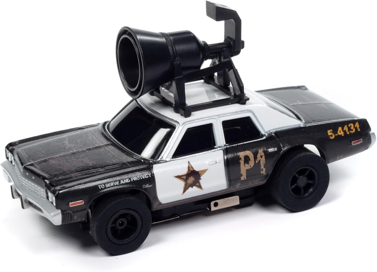 AW AUTO World AutoWorld SC409-3 X-Traction Blues Brothers 1974 Dodge Monaco Electric Slot Car