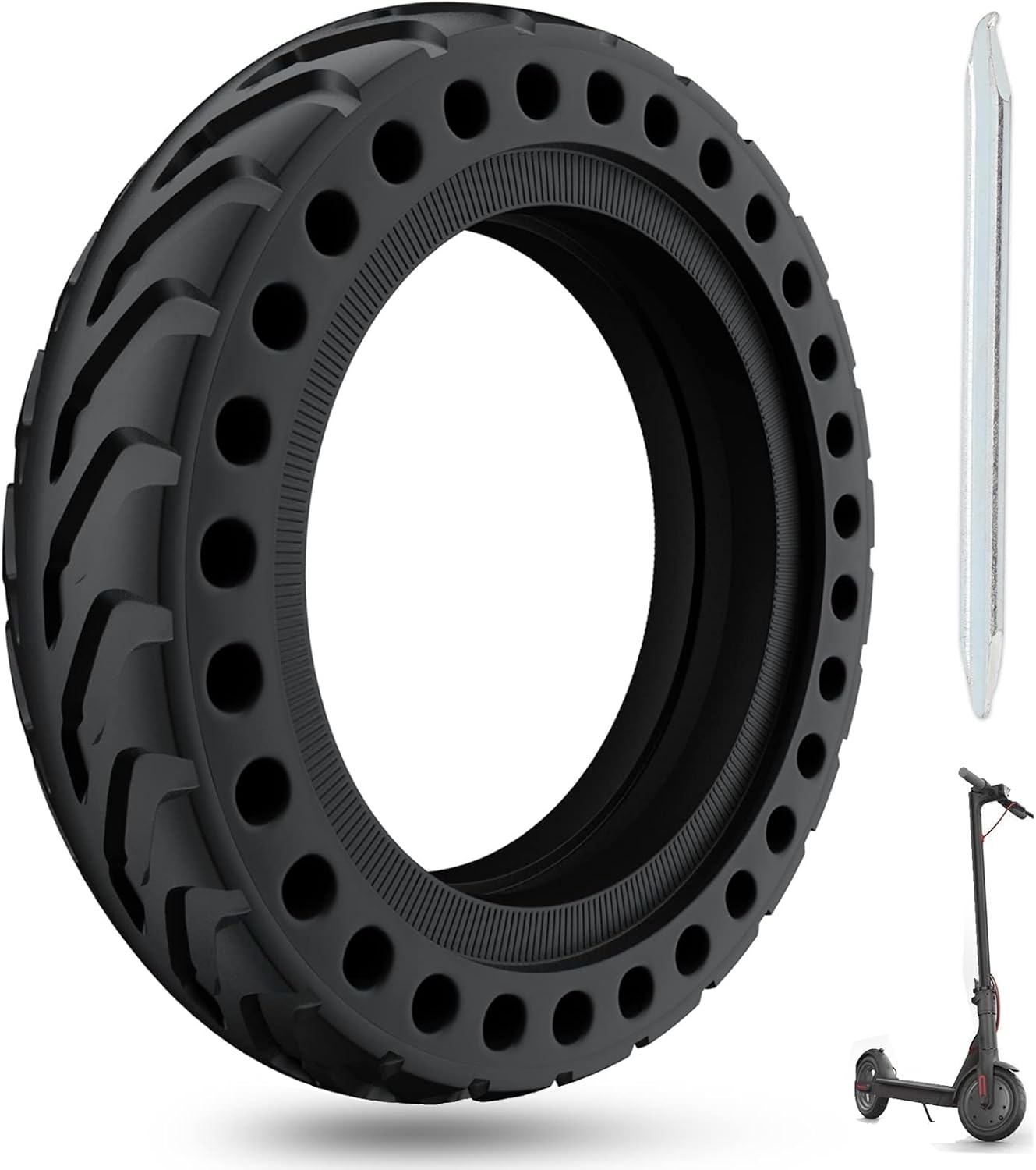 Cooryda Heavy Duty Tyre for Xiaomi M365 Electric Scooter Mijia Mi M365 Pro / Gotrax Gxl V2 / Gotrax XR Electric Scooter Wheels 8 1/2 Inch Replacement Front or Rear