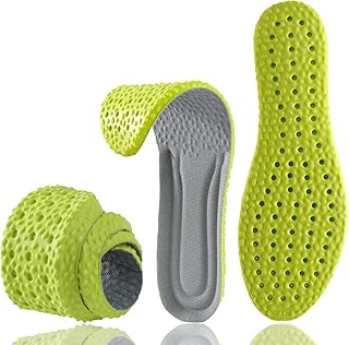 Shoe Insoles for Men Women, Memory Foam Insoles, Best Replacement Shoe Inserts, Providing Great Shock Absorption and Cushioning for Feet Relief, Prevent Foot Odor (US 8H - 9H (10.5" - 10.8"))