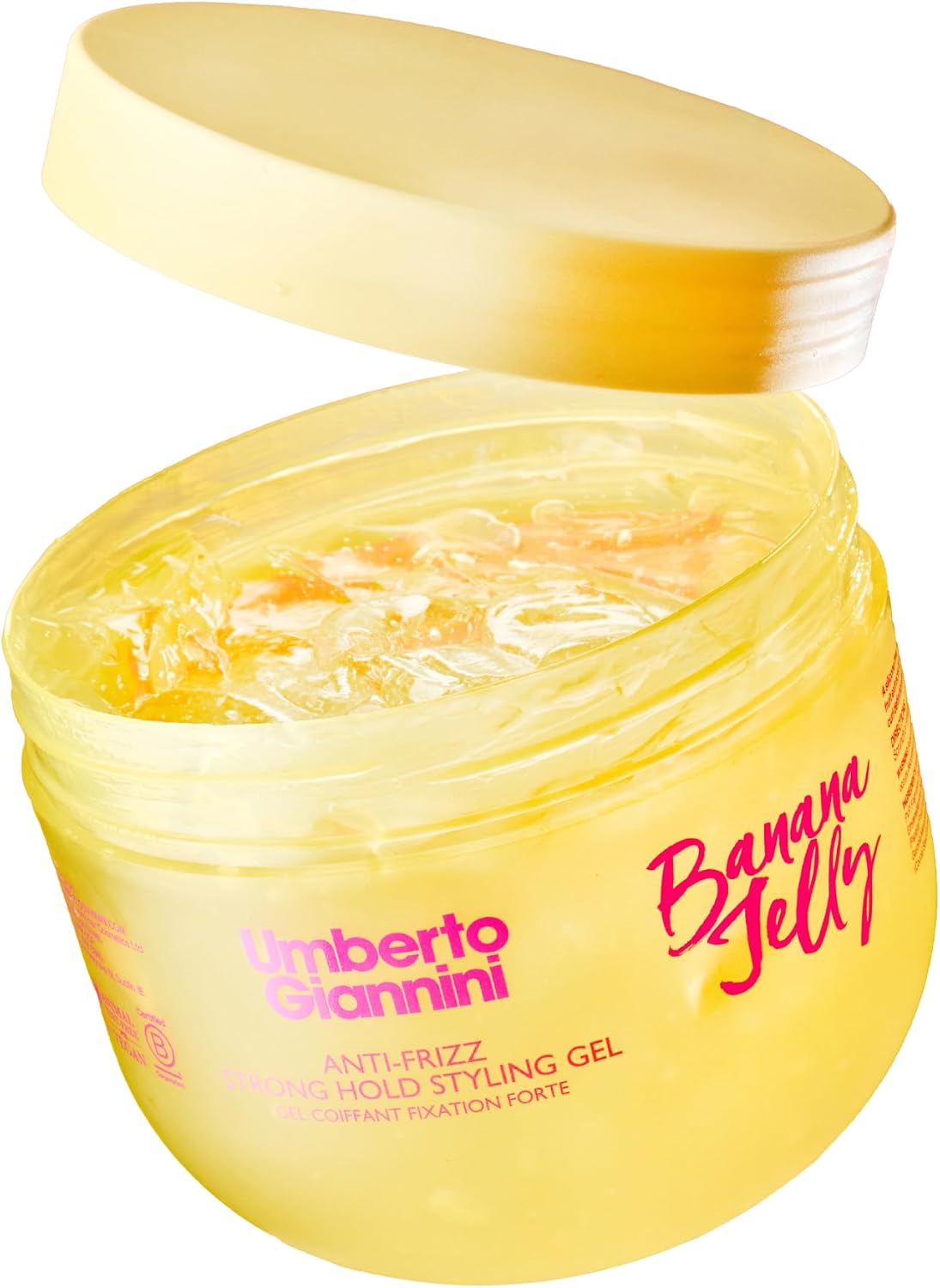 Umberto Giannini Banana Jelly Strong Hold Styling Jel for Curly Hair - Formulated for Type 4 Coils & Type 3 Curls
