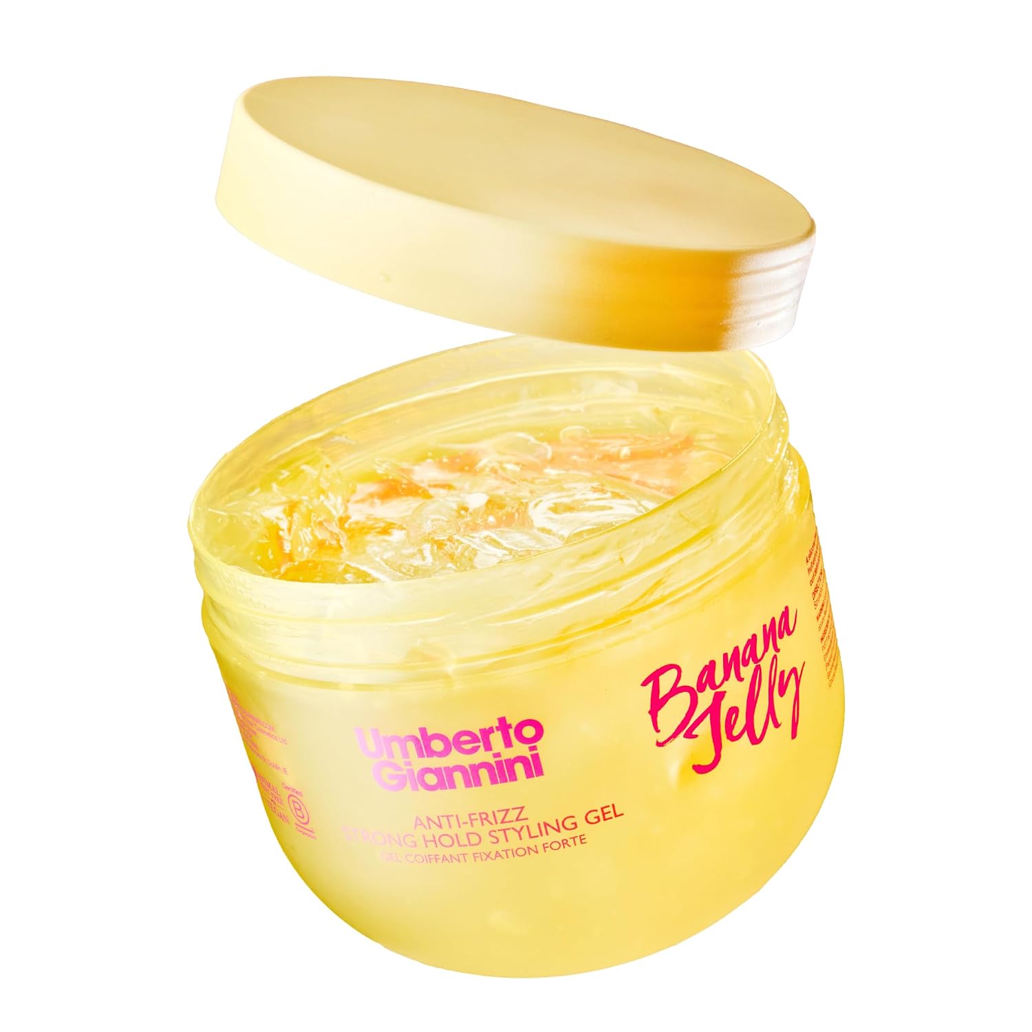 Umberto Giannini Banana Jelly Styling Gel 200ml โ Strong Hold Curl & Slick Back Gel for Curly, Coily & Textured Hair | Anti-Frizz, High Shine, Vegan & Made in UK