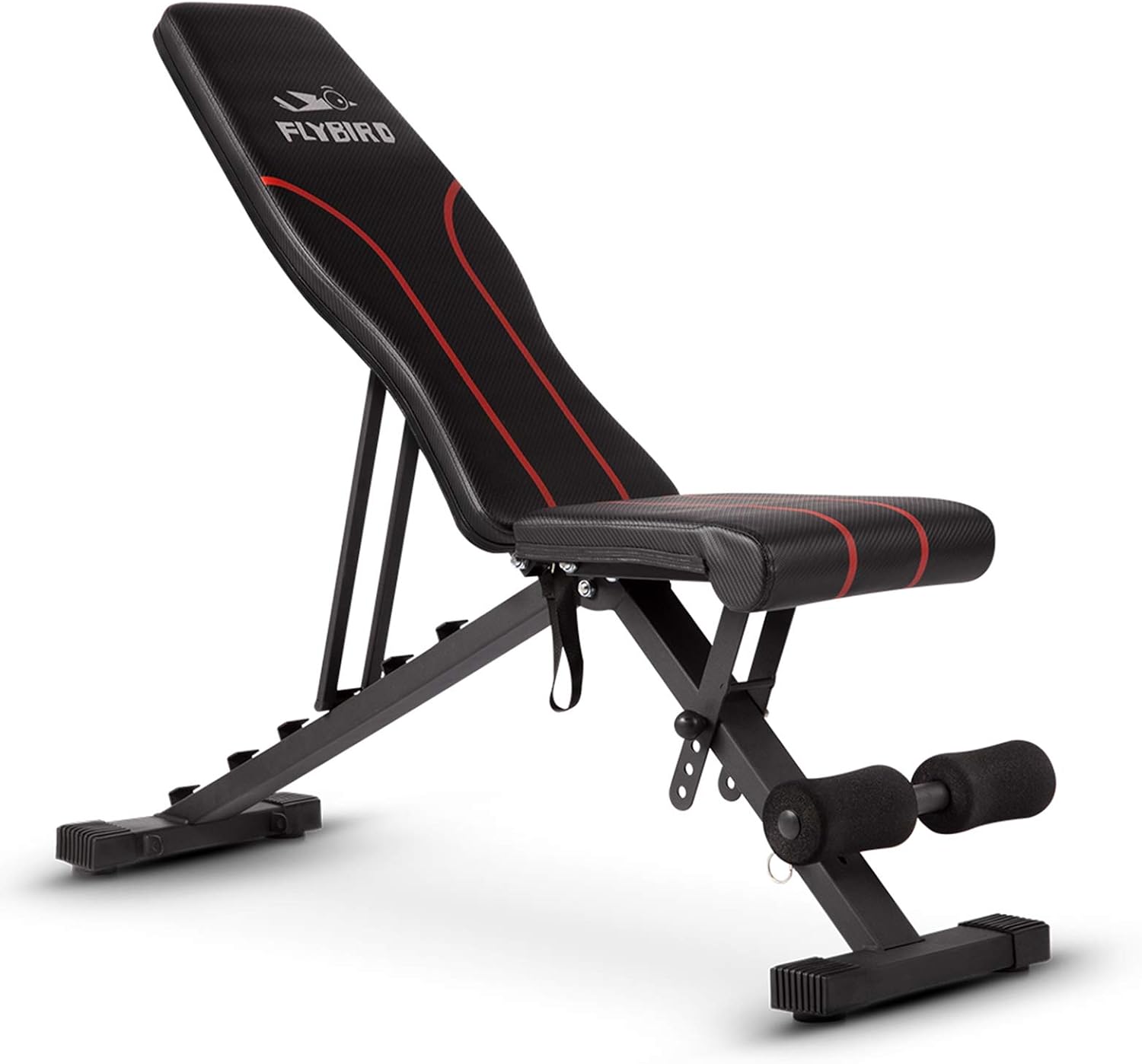 FLYBIRD Adjustble Weight Bench,300KG Weight Capacity Premium Weight Bench for Full Body Workout, Multi-Purpose Foldable incline/decline Bench, 90% Pre-assembled for Man and Woman