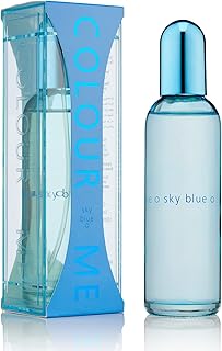 Colour Me Sky Blue by Milton-Lloyd - Perfume for Women - Chypre Floral Scent - Opens with Sparkling Citrus Lemon - Blended with Honey and Amber - Reflects Summer Vibes - 3.4 oz EDP Spray