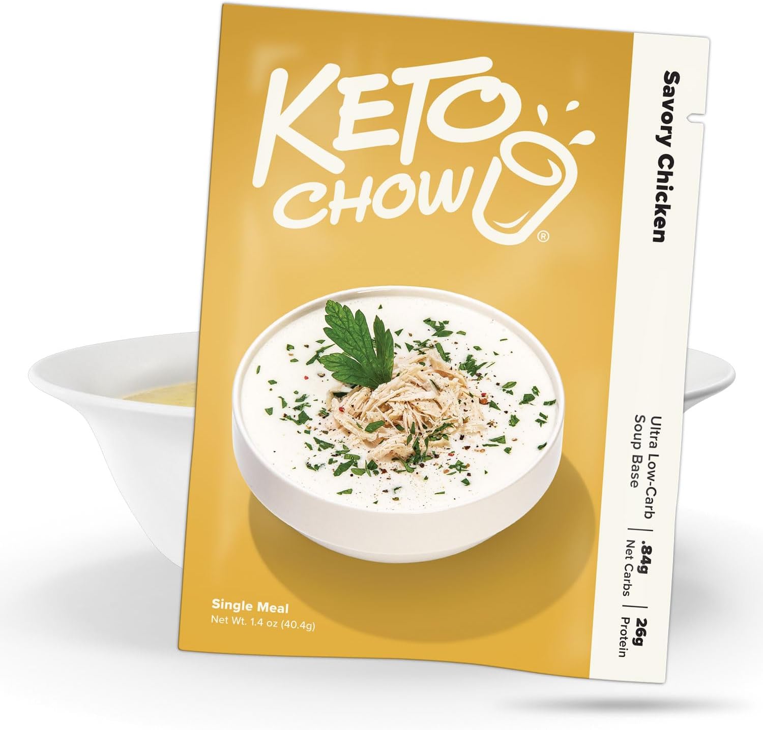 KETO CHOW SAVOURY CHICKEN SOUP - 1 MEAL PACK