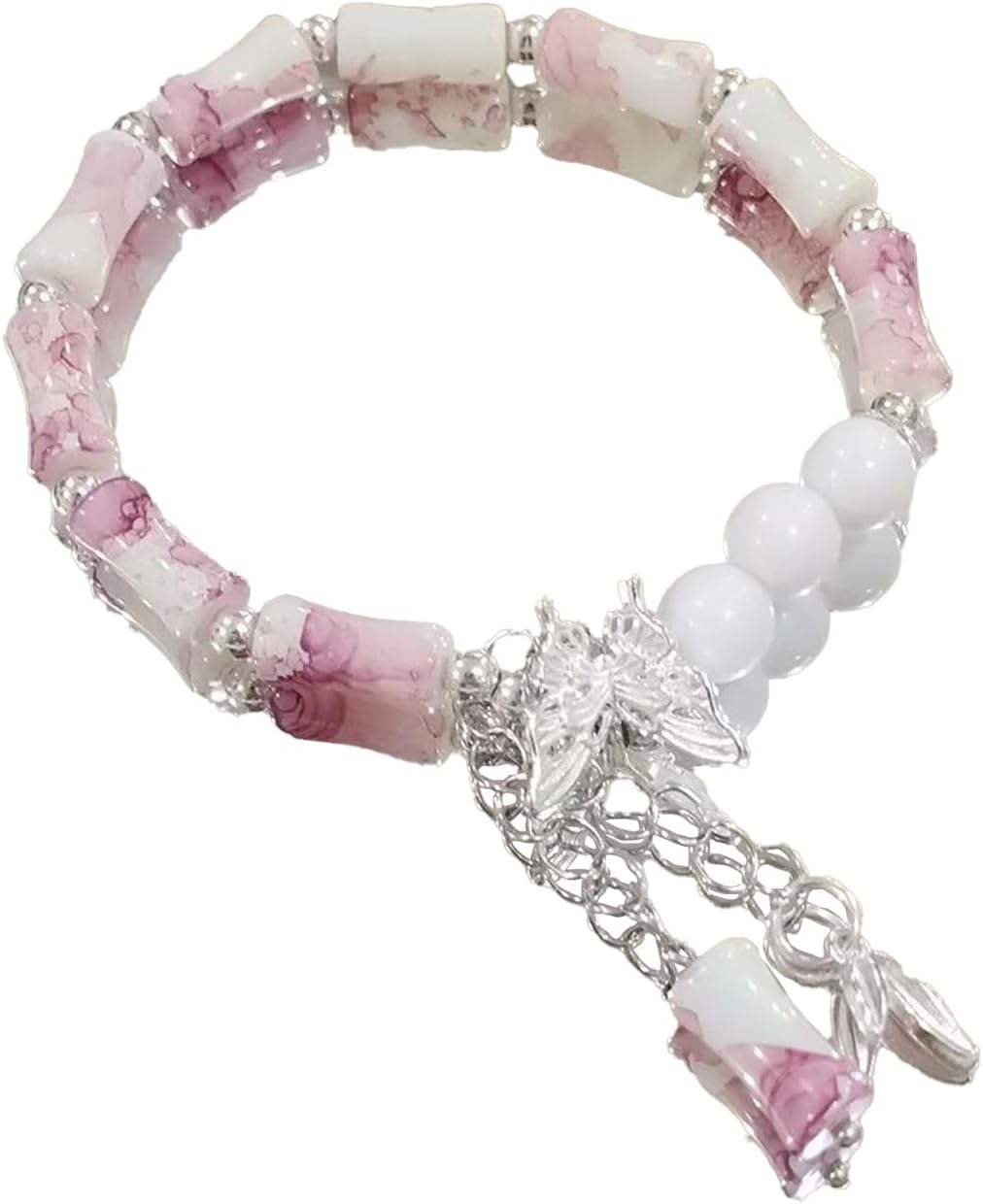 Bamboo Joint Bracelet for Women: Unique Design with Sweet Charm