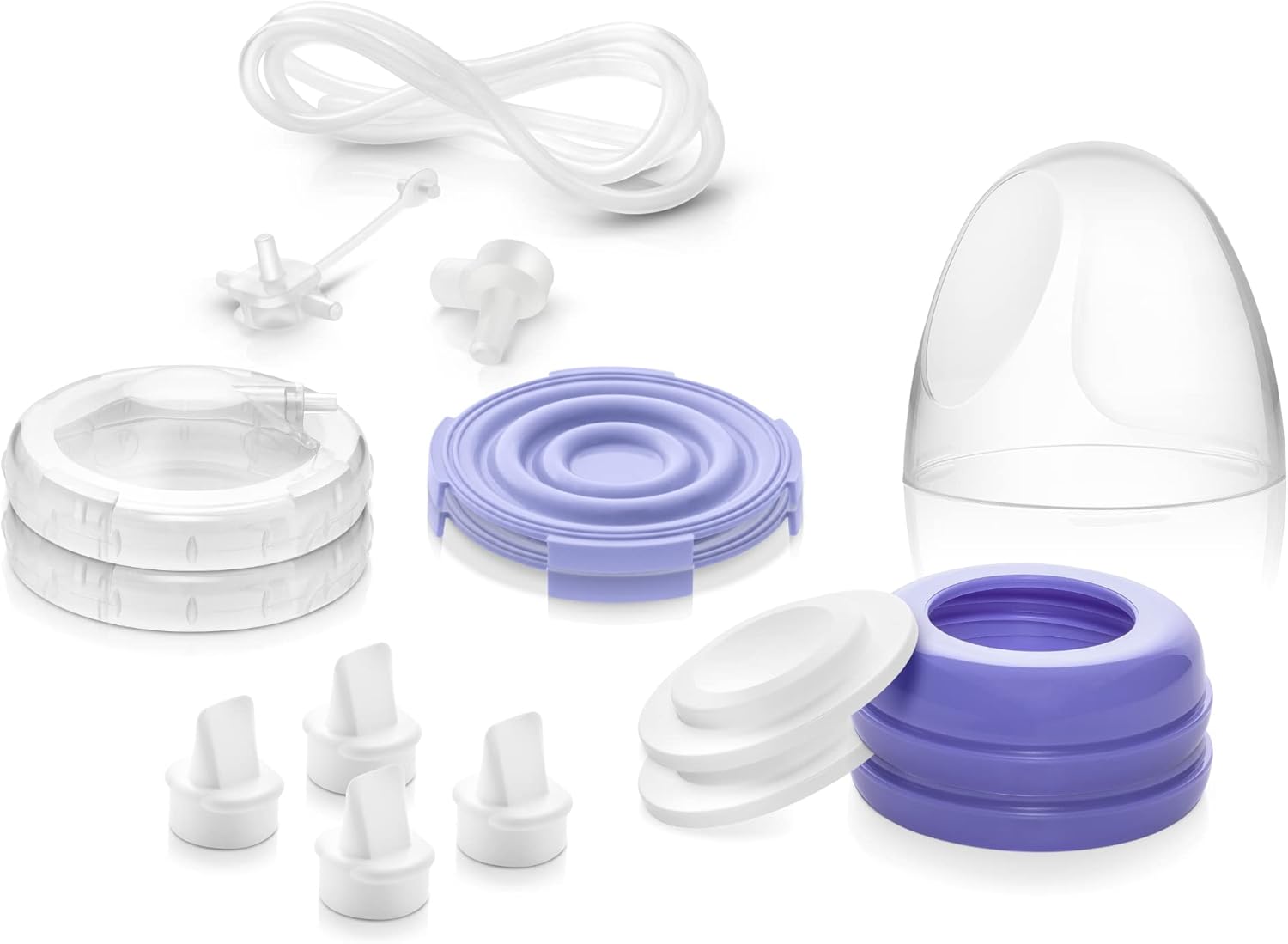 Lansinoh Pump Parts Bundle for Lansinoh Double Electric Breast Pumps