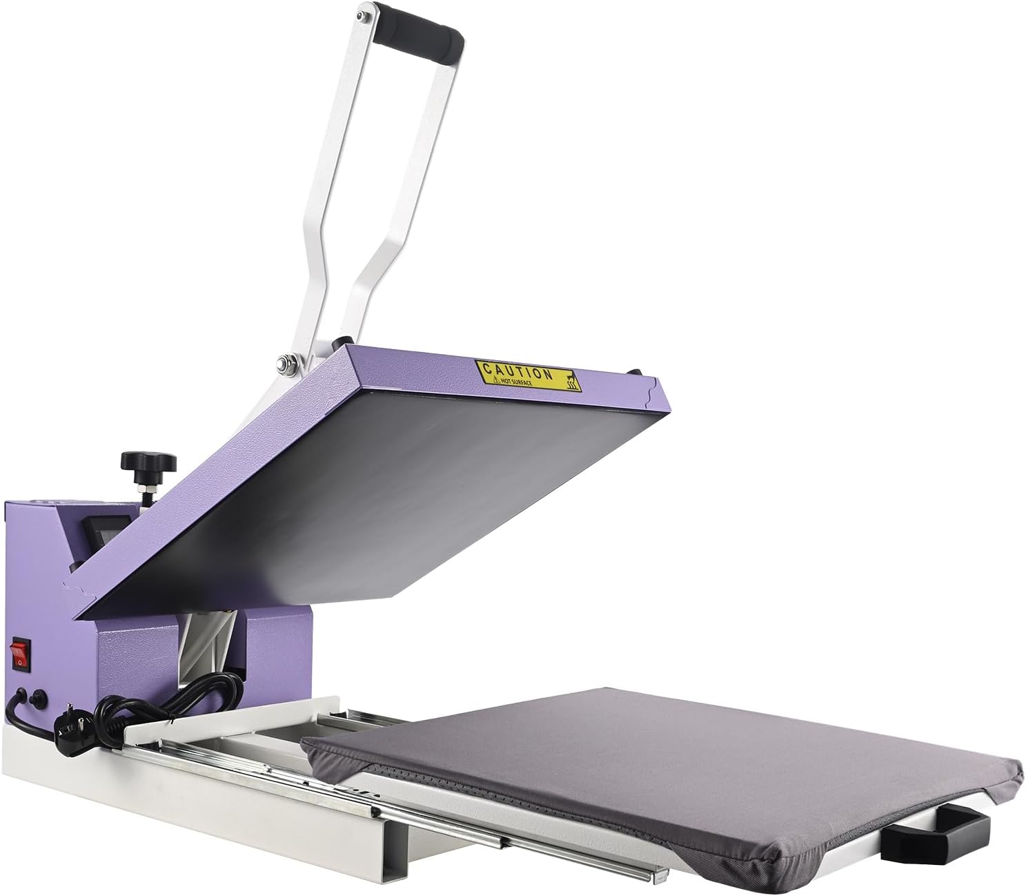 ColorSub Digital Heat Sublimation Machine Heat Press 38x38cm(15"x15"), Slide Heat Press Machine, Suitable for T-Shirts, Bags, Pillows, Puzzles, Clothing, 1600W