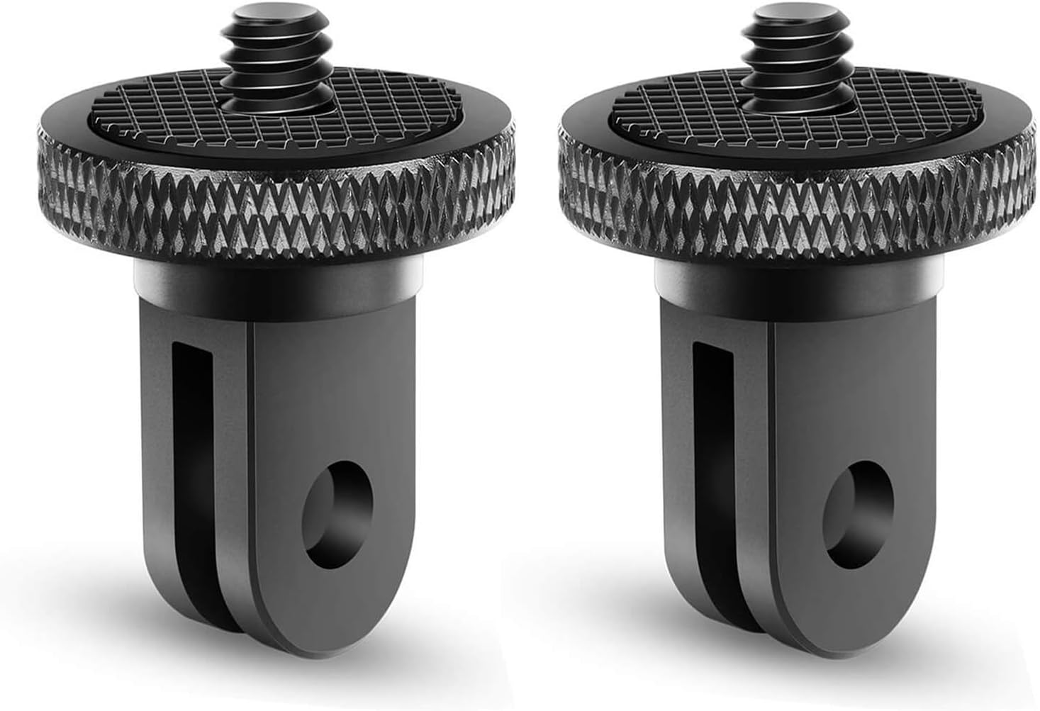 1/4"-20 Tripod Adapter Camera Mount Accessory for GoPro Ecosystem Aluminum Adapter Mounting Cameras to for GoPro Mount and Other Action Cameras(2 Packs)