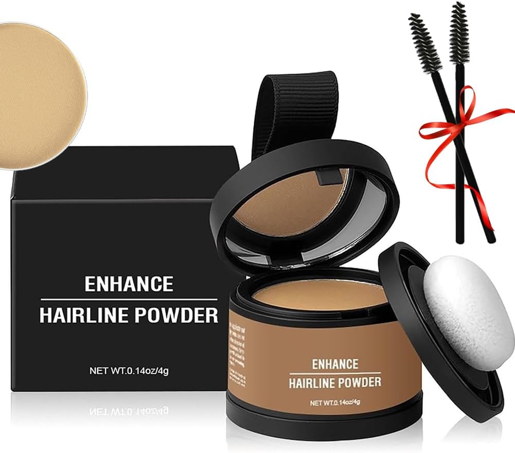 Waverloo Magic Root Cover Up, Waverlo Magic Root Cover Up, Hair Root Touch Up Powder, Hair Mascaras & Root Touch Ups, Enhance Hairline Powder, Hair Root Cover Up for Thinning Hair (#12 Medium Blonde*)