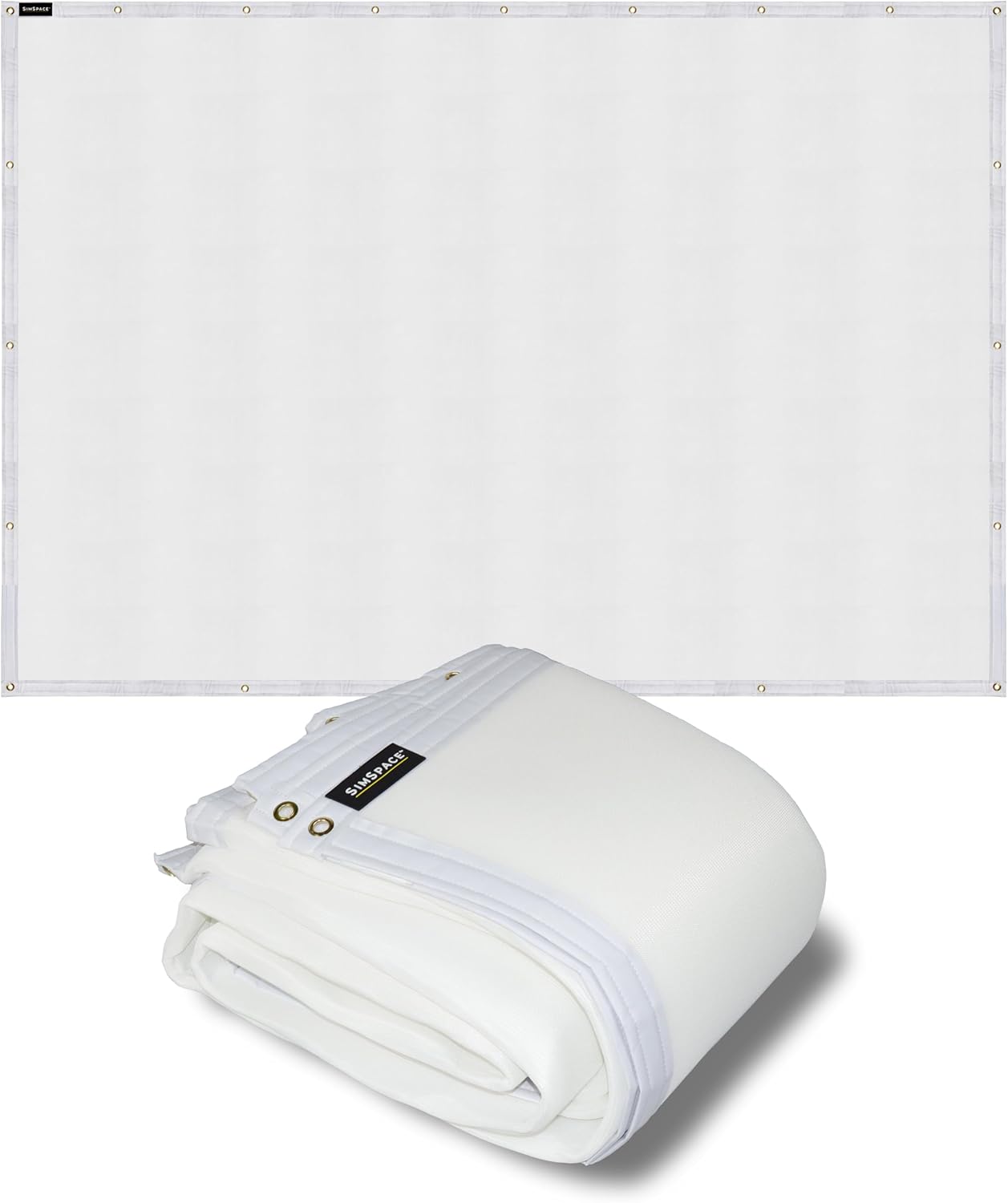 SimSpace Noise and Impact Absorbing Foam Backing for Impact Projector Screen - Premium Golf Accessories for Sound Dampening and Wear Reduction, Easy Bungee Cord Attachment