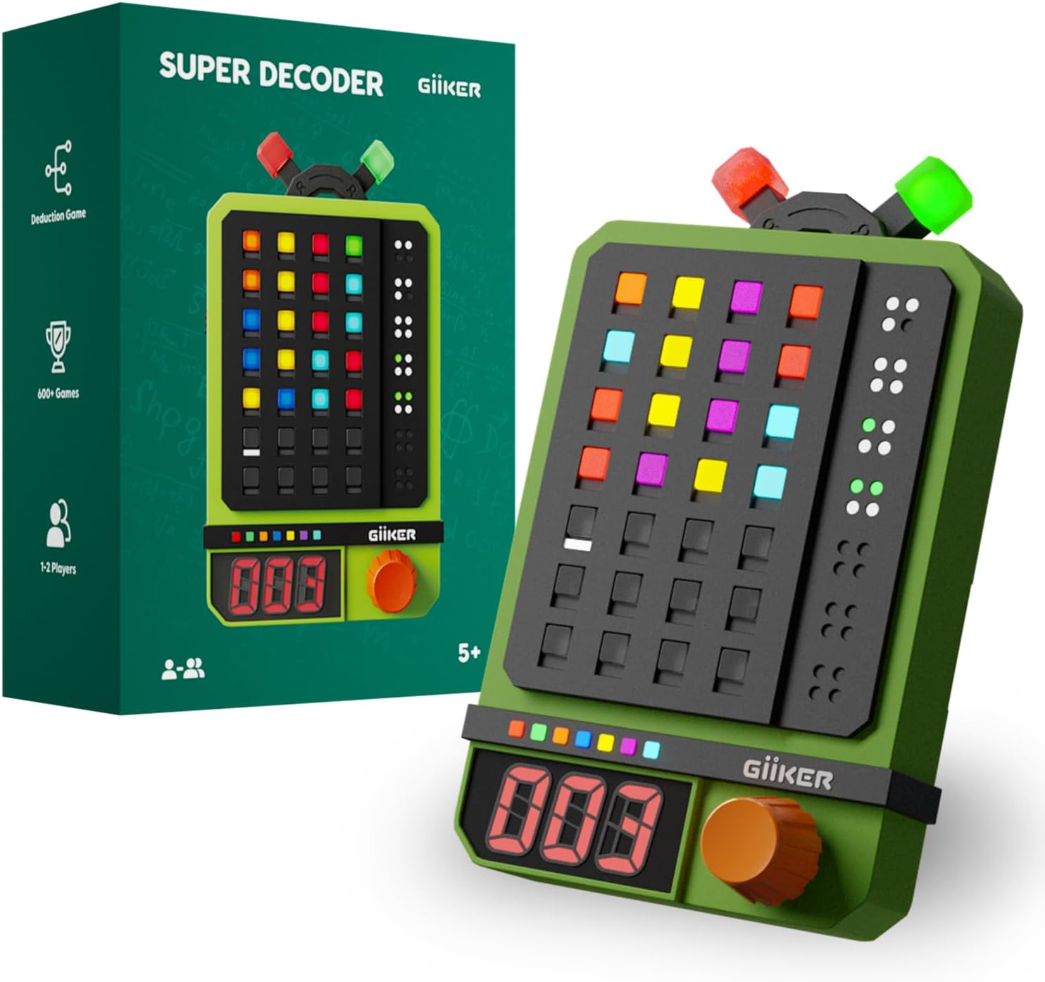 GiiKER Super Decoder Code-Breaking Puzzle, 600 Levels