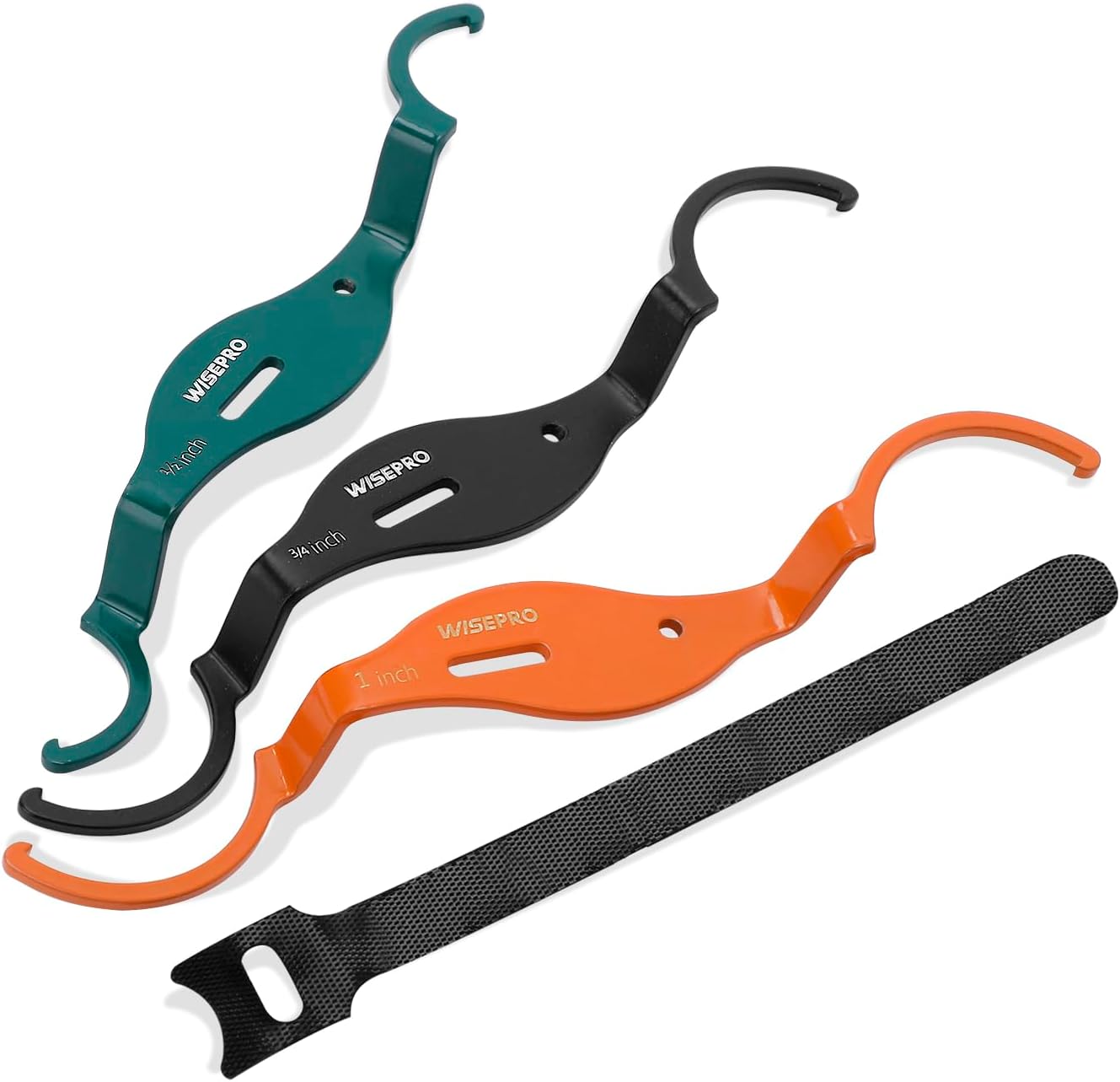 3 PCS Lockout Wrench Kit, Conduit Lockout Wrench Set, ½ & ¾ & 1 Inch Metal Steel Construction Spanner Wrench, Offset Bends, Loosen/Tighten Locknuts in Tight Spaces.