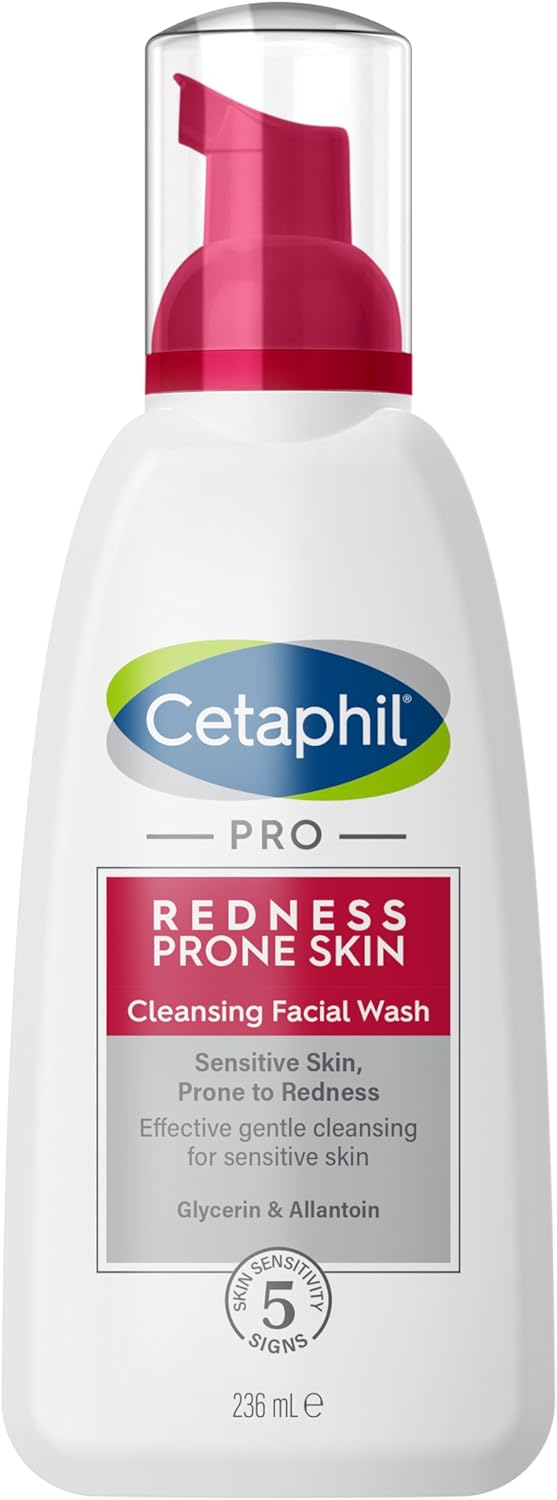 Cetaphil Face Wash, 236ml, PRO Cleansing Facial Wash, For Sensitive & Redness Prone Skin