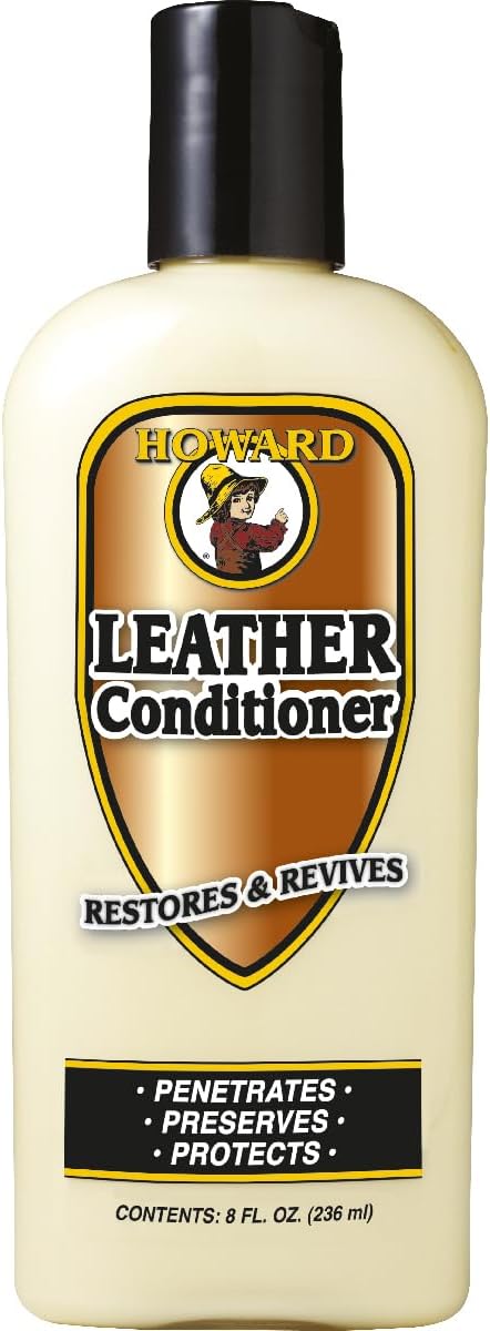 Howard Leather Conditioner Cream Cleaner LC0008 Protect and Preserve Leather Items Sofa Car Jacket Shoes Bags Tack Saddle 236ml