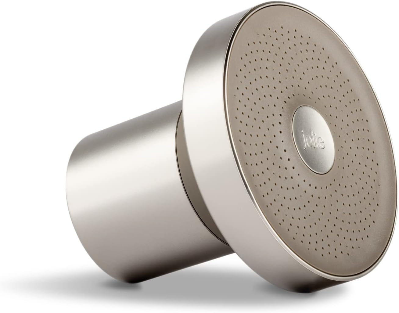 The Jolie Filtered SHOWERHEAD with Shower Water Filter System- High Pressure Showerhead, Hair and Skincare Accessory to Improve Beauty and Personal Care Routine (New Brushed Steel)