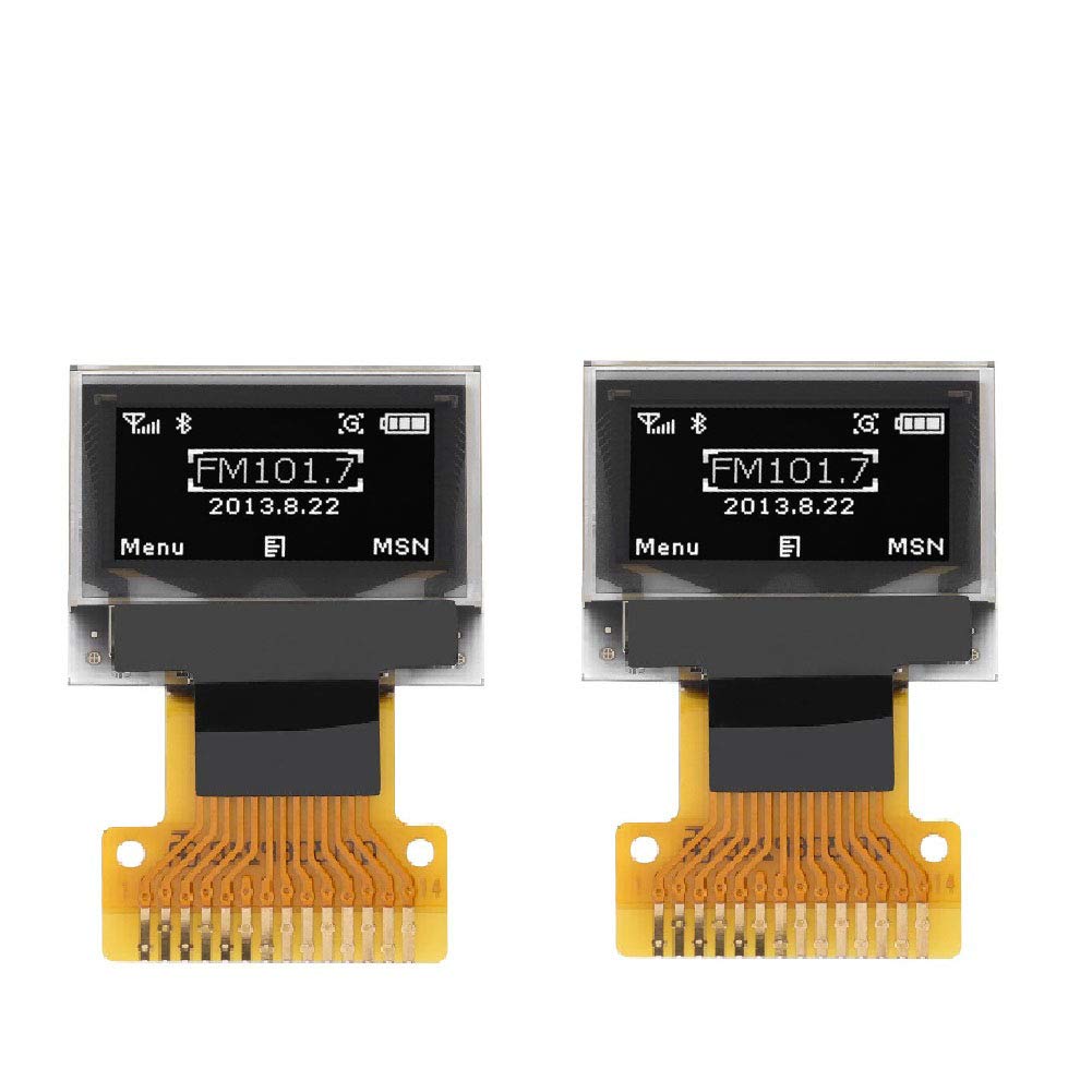 DollaTek 2Pcs 0.49 inch OLED Display Module 1306 Resolution 64x32 I2C IIC Interface