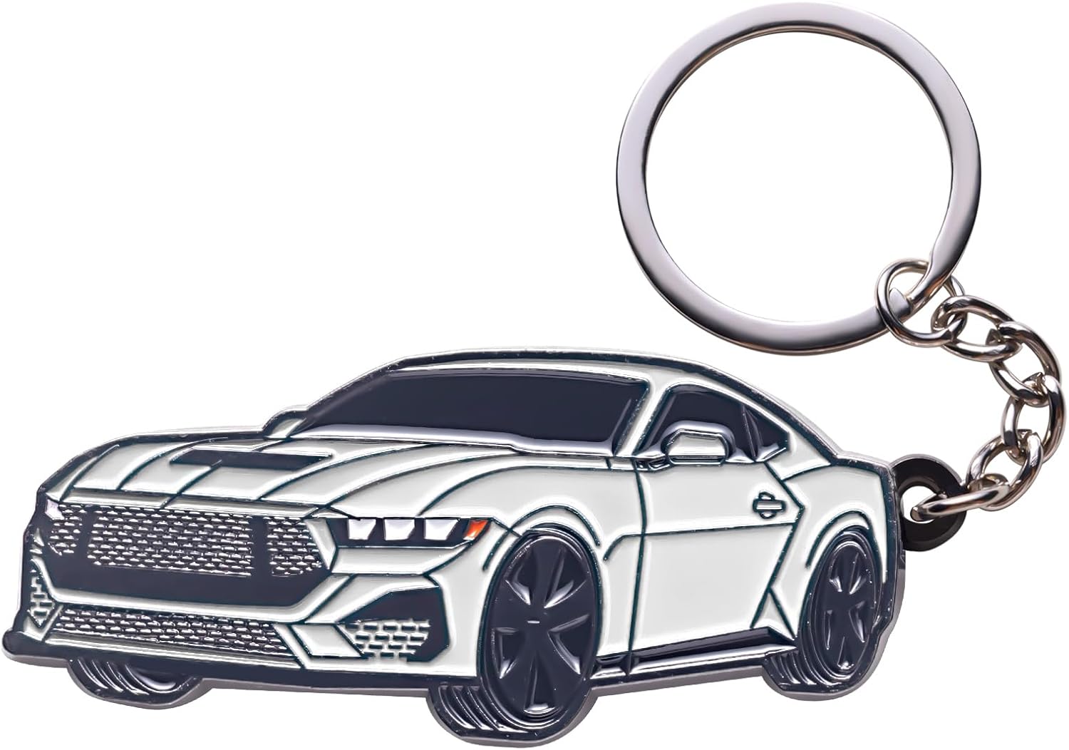 for Mustang Keychain Accessories-Key Chain Key Fob Cover for Ford Mustang GT 2022 2023 2024