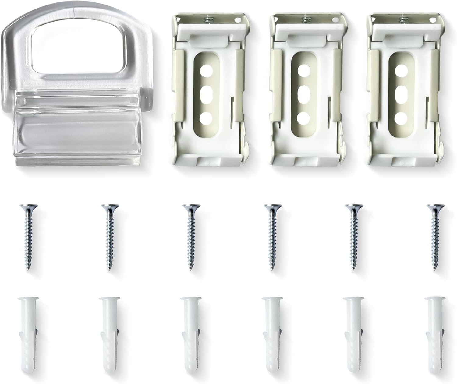 AOSKY Roller Shades Accessories Replacement Installation Brackets Easy to Install Roller Blinds Repair Kit