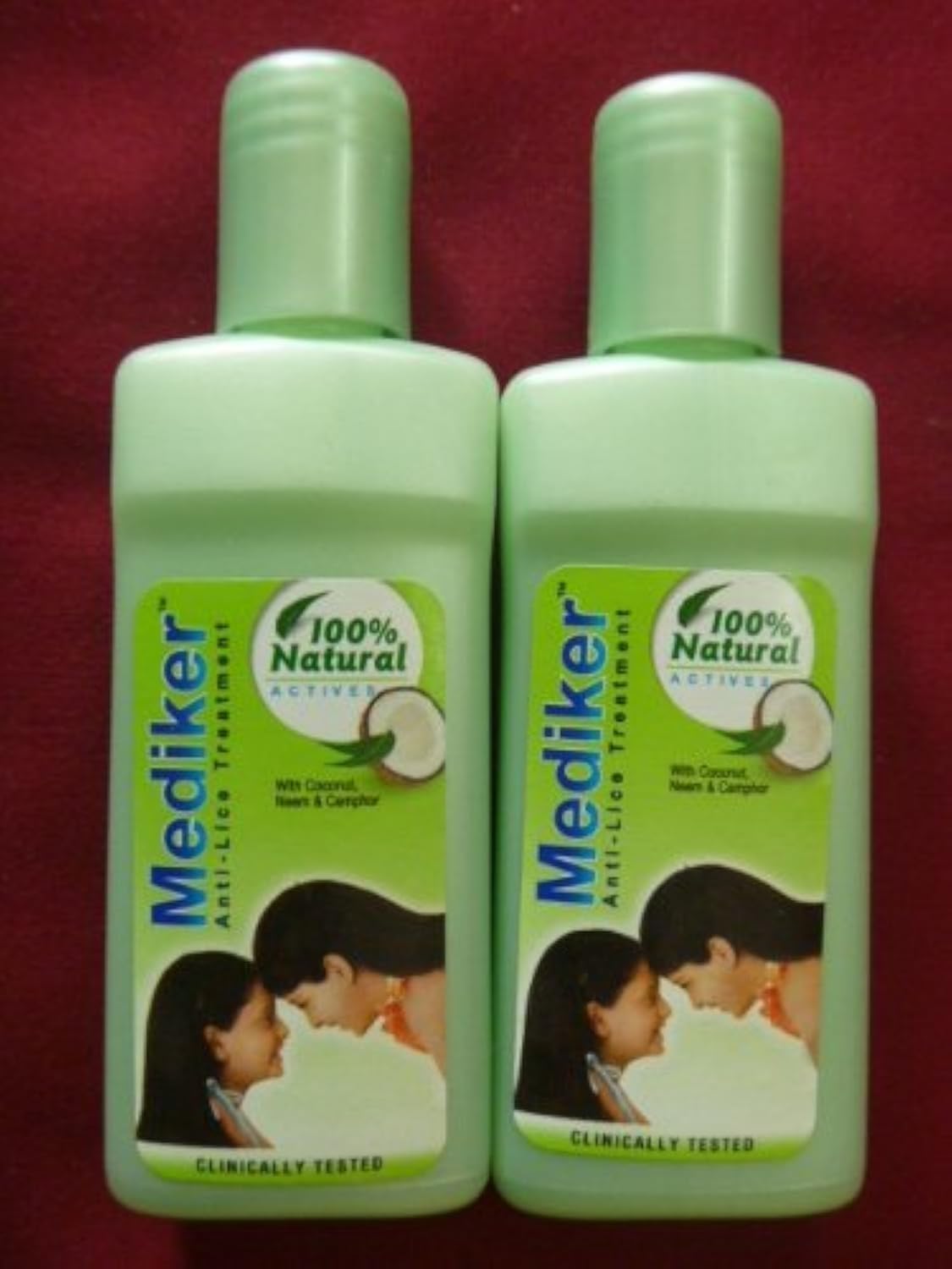 Mediker 2 X Mediker Anti Lice Remover Treatment Head Shampoo 100% Lice Remove 50Ml X 2 = 100Ml