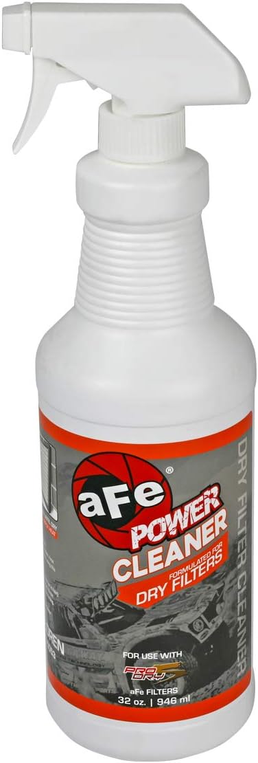 aFe Power Air Filter Cleaner: 32oz Spray Bottle, Restores Non-Oiled Engine Air Filter Performance, #90-10601