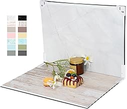 Photo Backdrop Board Product Photography: 7pcs 12patterns Table Top Food Background Kit - Flat Lay Props for Jewelry.(Small Size 16x11.5in)