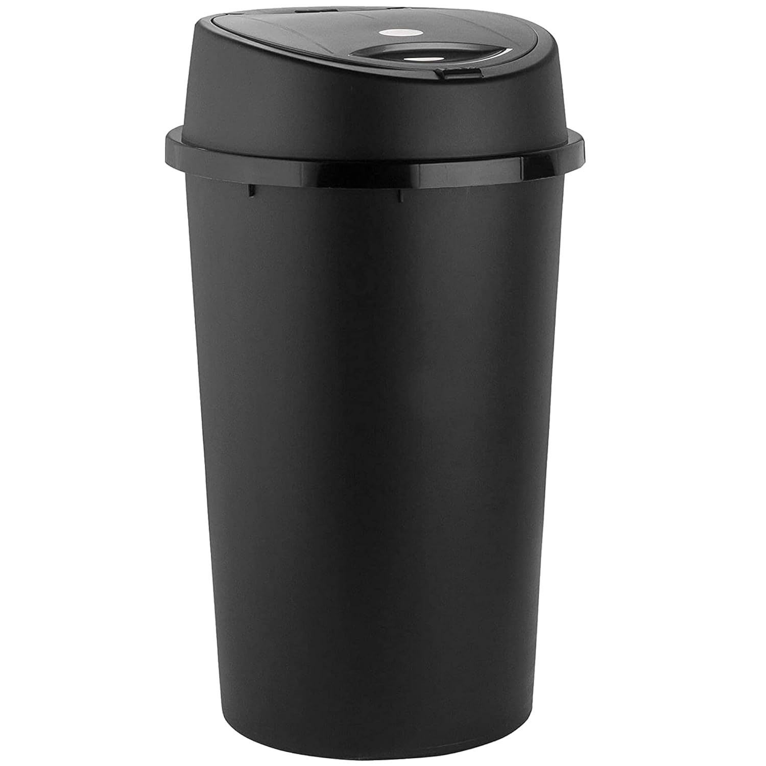 KetoPlastics 45 Litre Black Touch Top Bin for Home Garden Office School Kitchen Bathroom