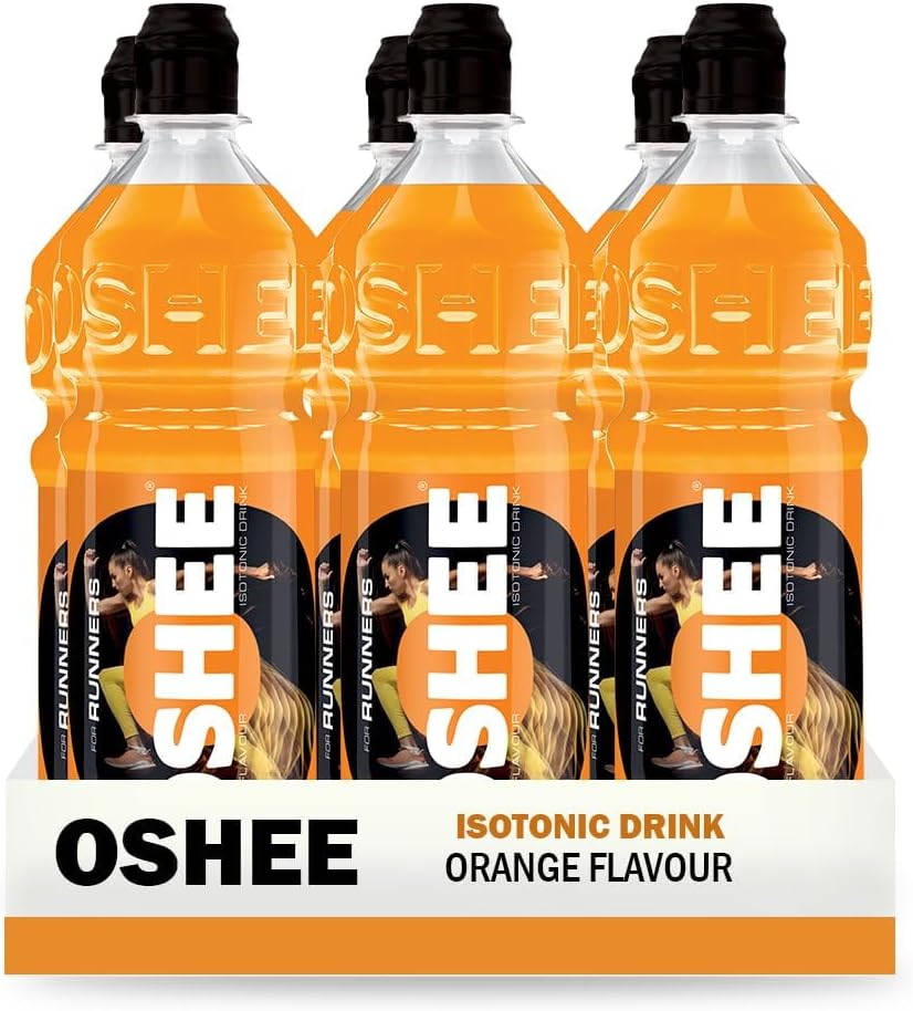 OSHEE Orange isotonic Drink 750ml (Pack of 6) - Addition of Vitamins and L-carnitine – Sugar Free – Hydration – Vitamin Drinks