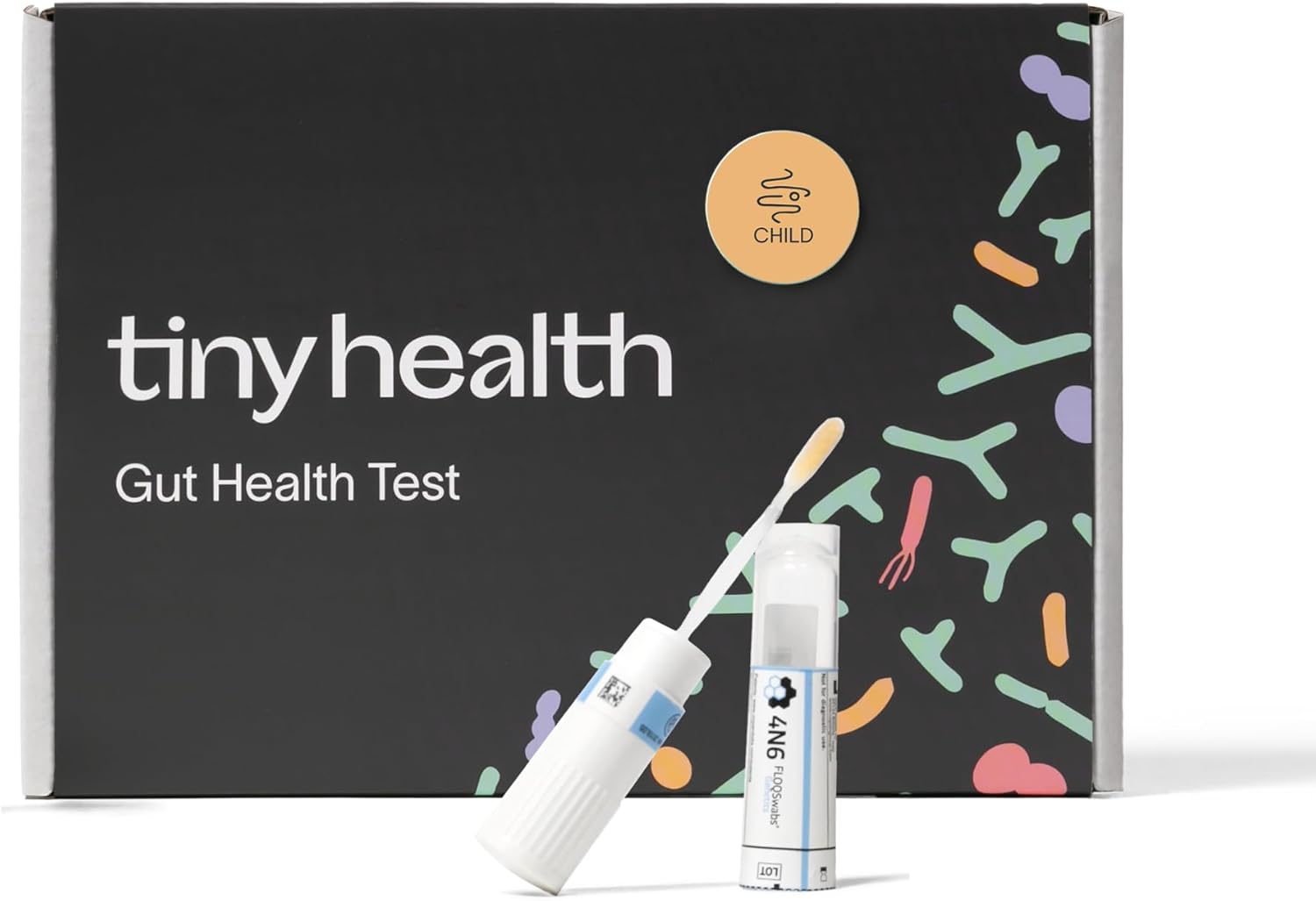 Tiny Health Child Gut Health Test Kit, Fast & Mess-Free at Home with Easy Ship-in Kit, 3-4 Weeks Results, Understand Biomarkers for Health, Expert Insights